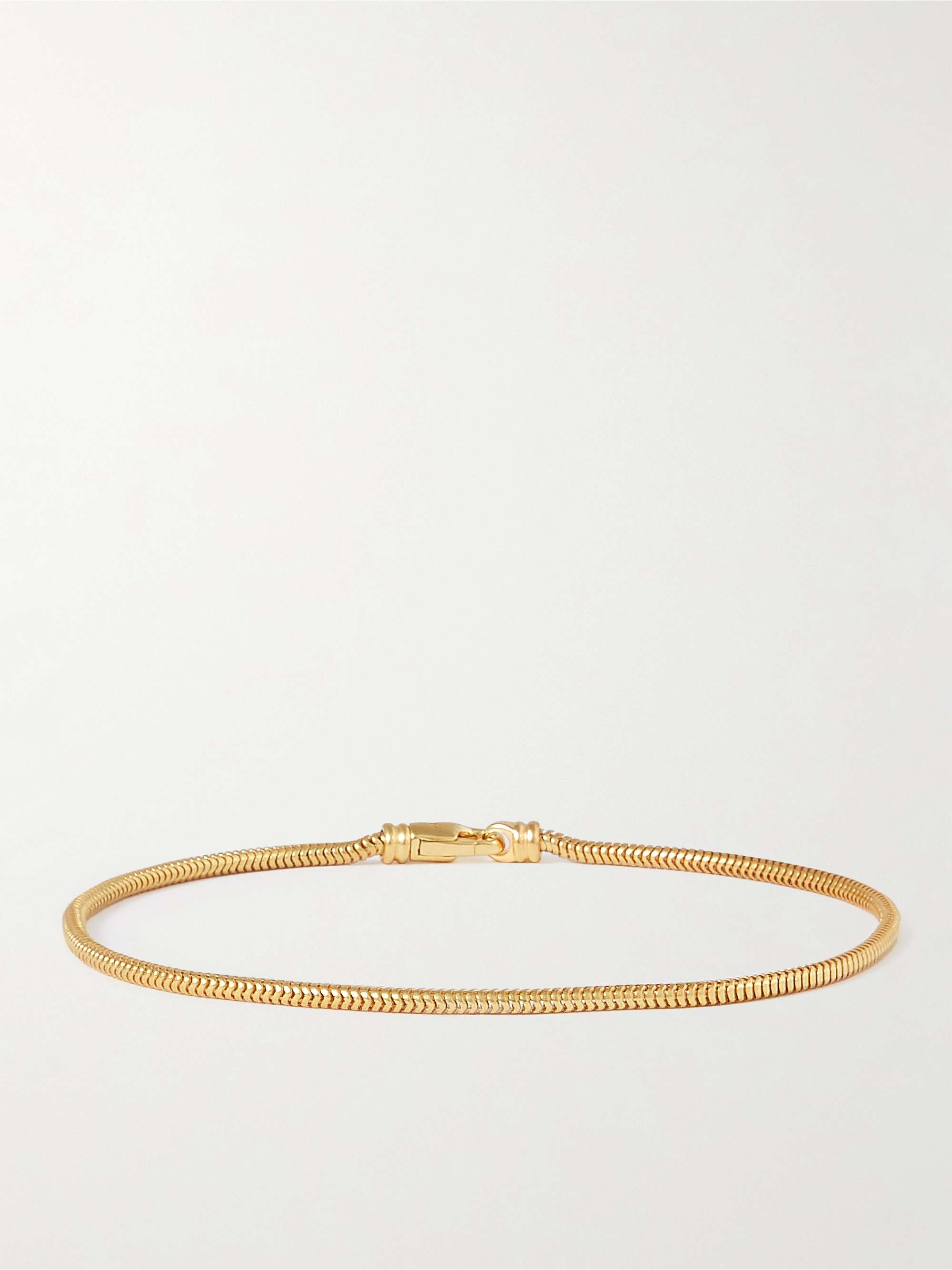 Bottega Veneta - Loop 18kt Gold-Vermeil Bracelet - Womens - Gold