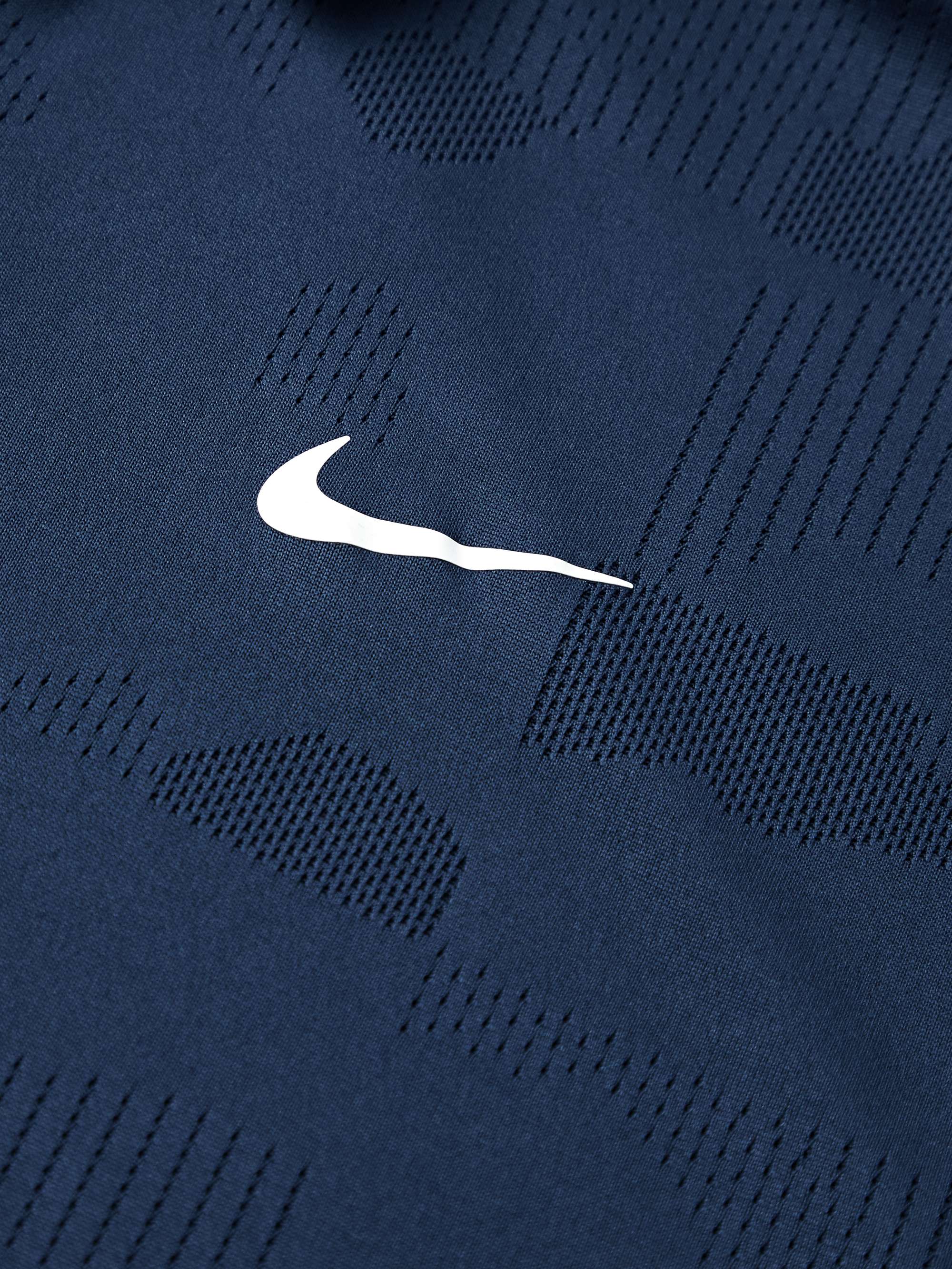 NIKE GOLF Tour Logo-Print Dri-FIT Jacquard Polo Shirt for Men | MR PORTER