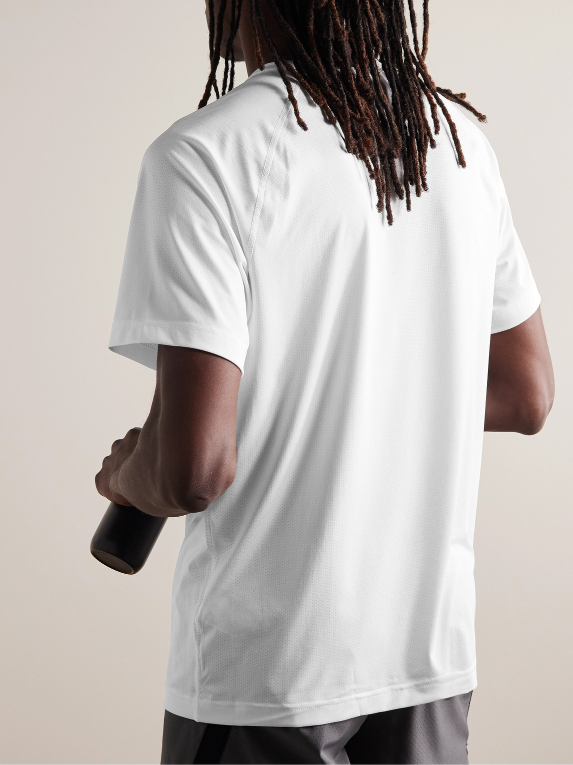 Shop Nike Ready Dri-fit T-shirt In White