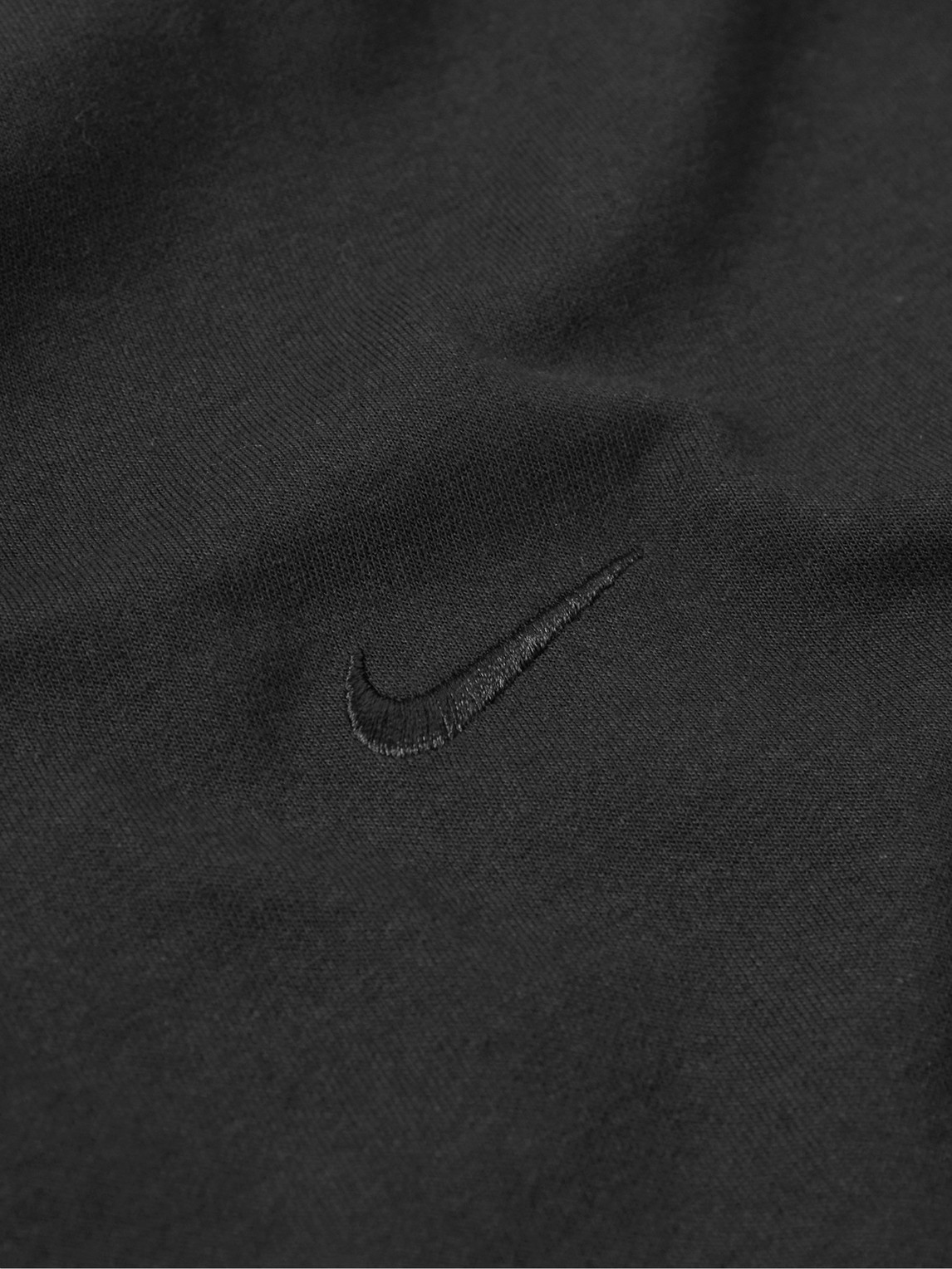 Shop Nike Primary Cotton-blend Dri-fit T-shirt In Black