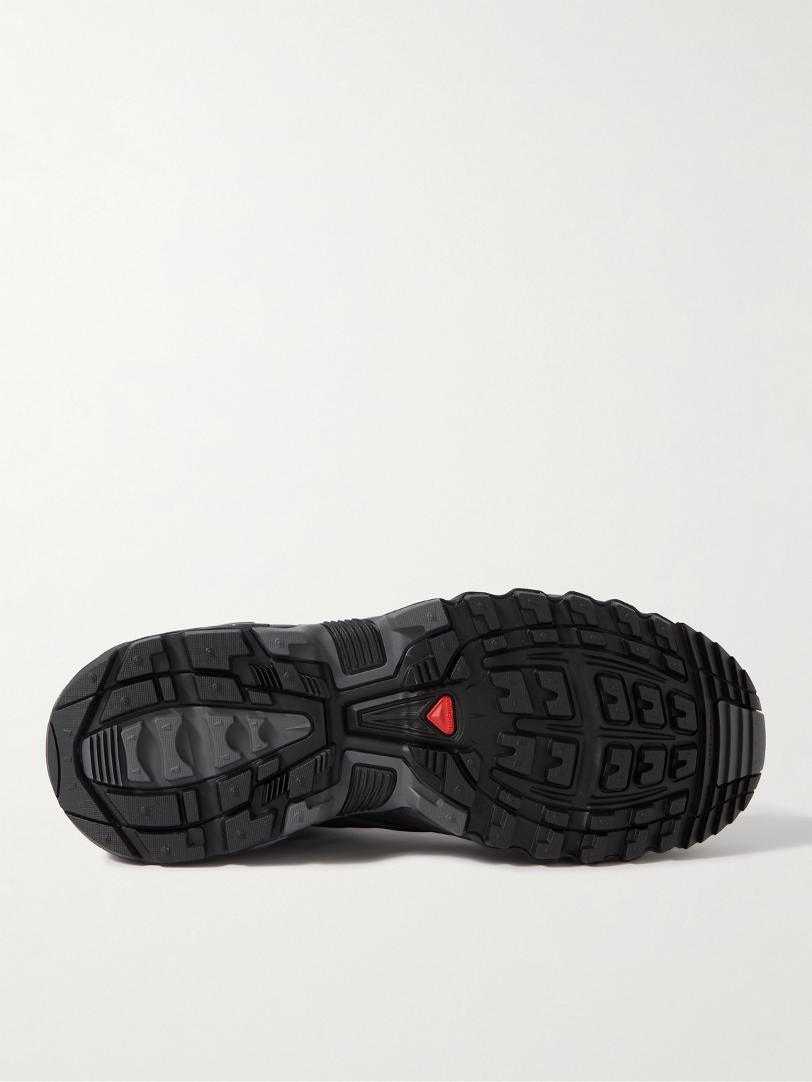 Salomon Acs Pro Mesh And Rubber Running Sneakers In Black
