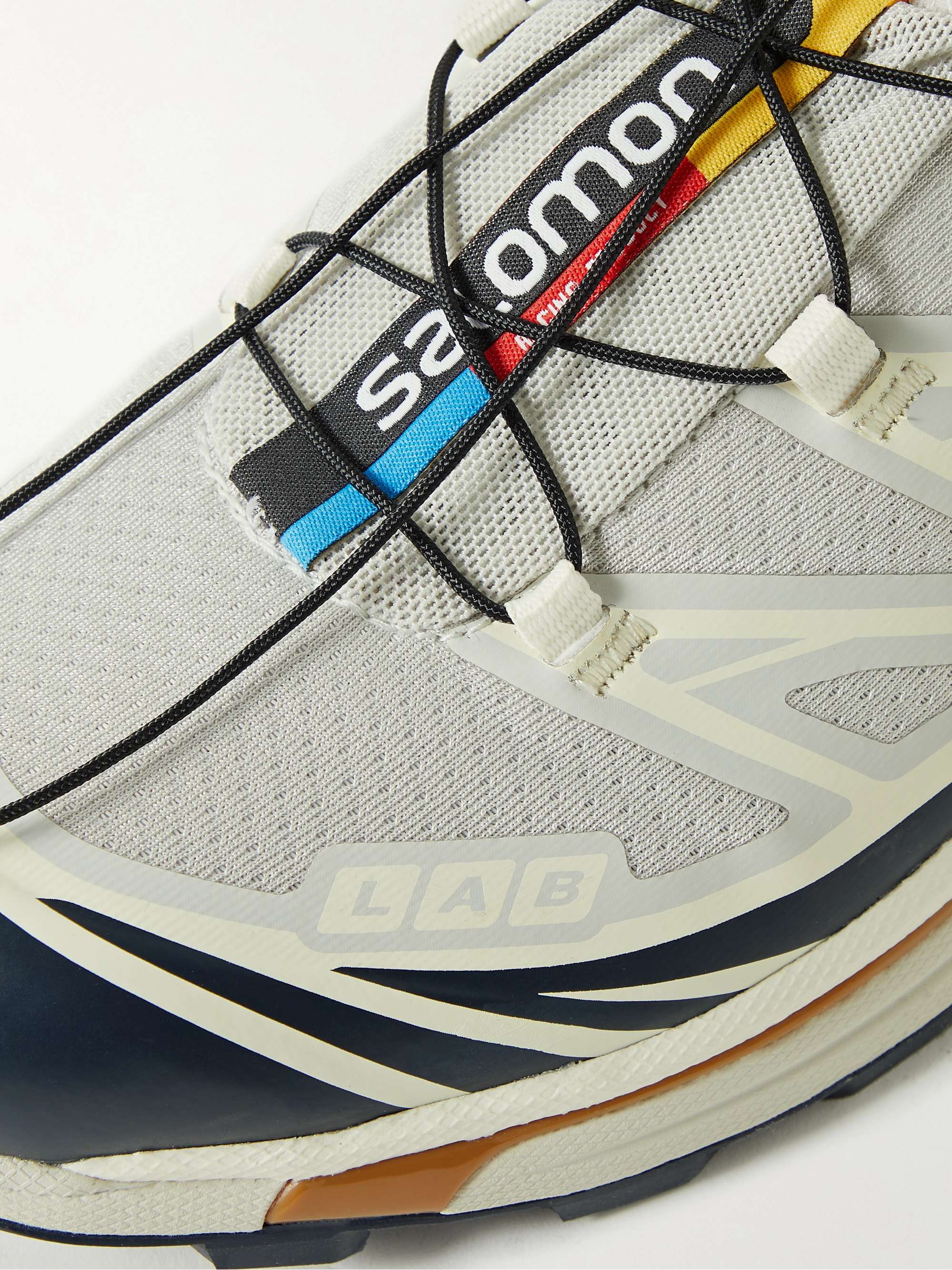 SALOMON XT-6 Advanced Rubber-Trimmed Mesh Sneakers