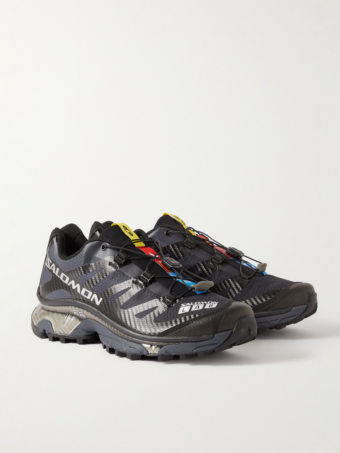 Salomon Breathable Mesh Xt4og Sneakers With Cushioned Eva Sole In Blue