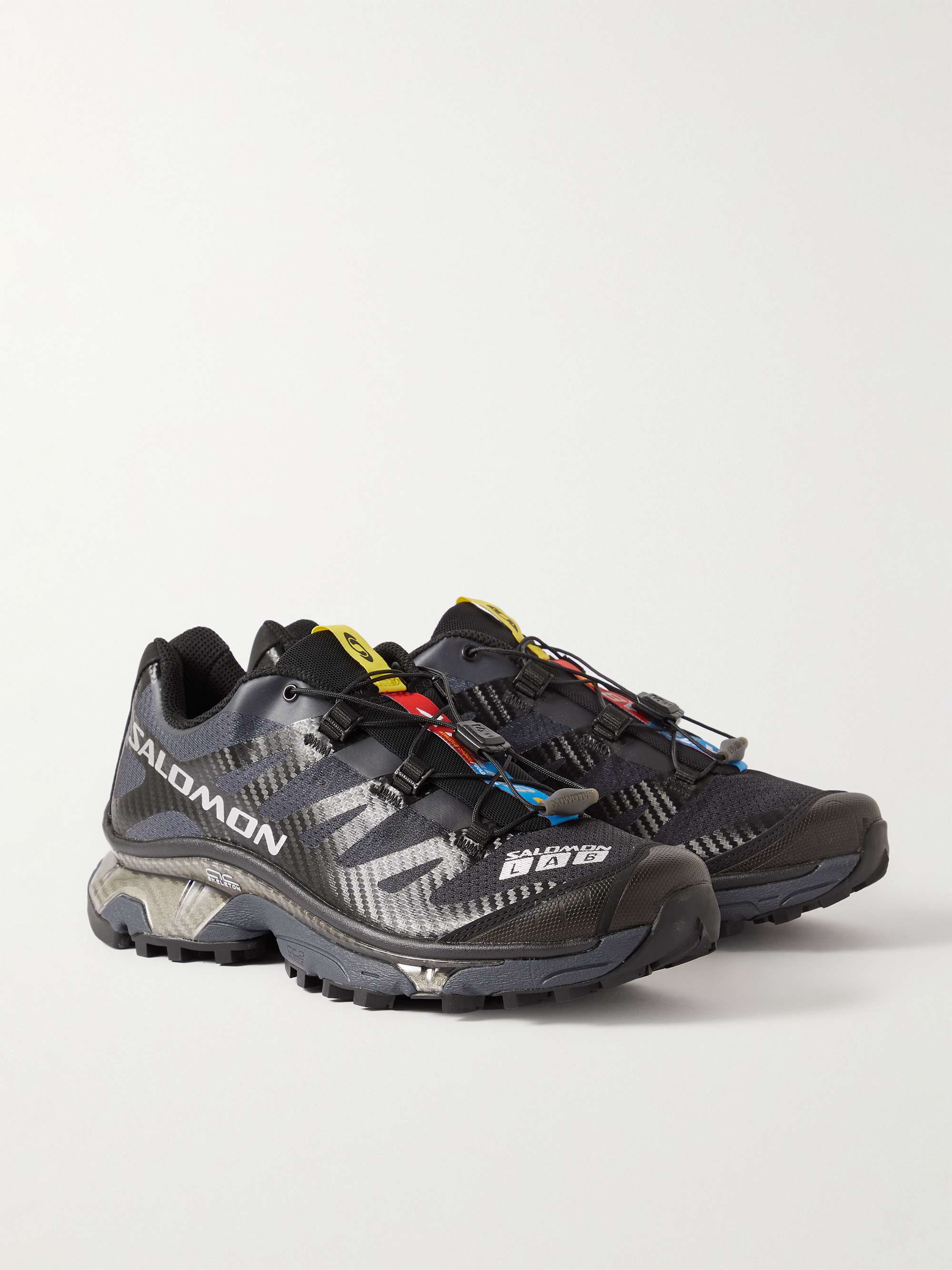 SALOMON XT-4 Rubber-Trimmed Mesh Sneakers
