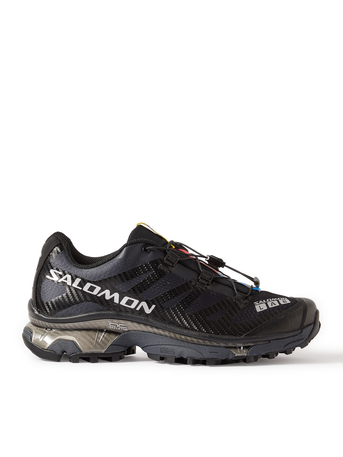 Salomon Xt-4 Rubber-trimmed Mesh Trainers In Blue