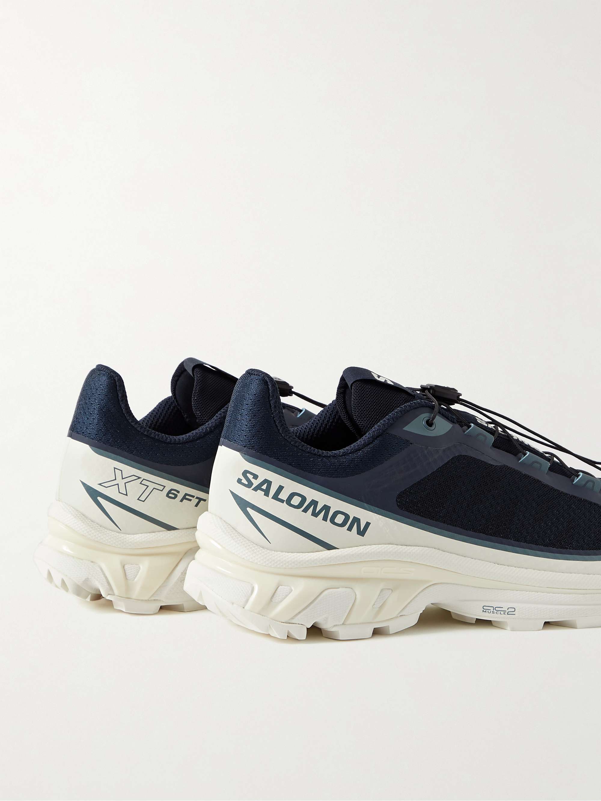 SALOMON XT-6 Advanced Rubber-Trimmed Mesh Sneakers