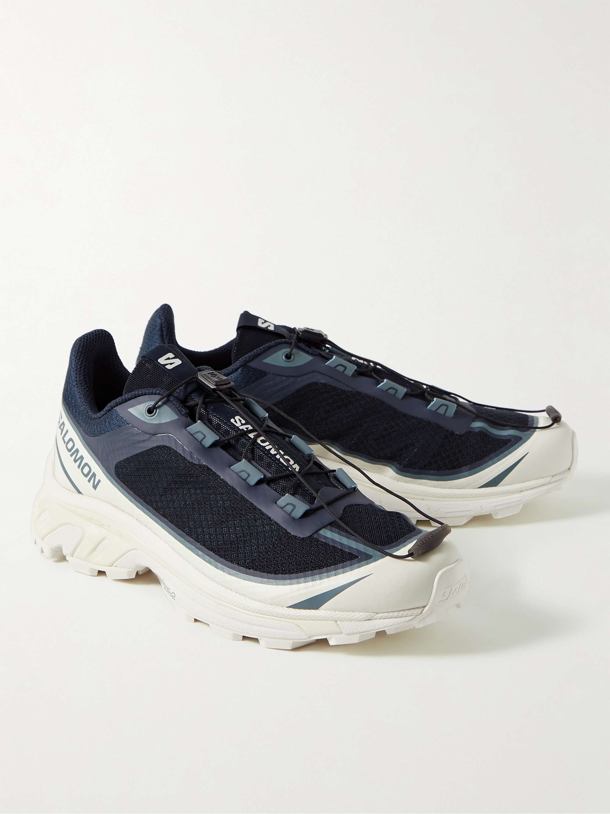 SALOMON XT-6 Advanced Rubber-Trimmed Mesh Sneakers