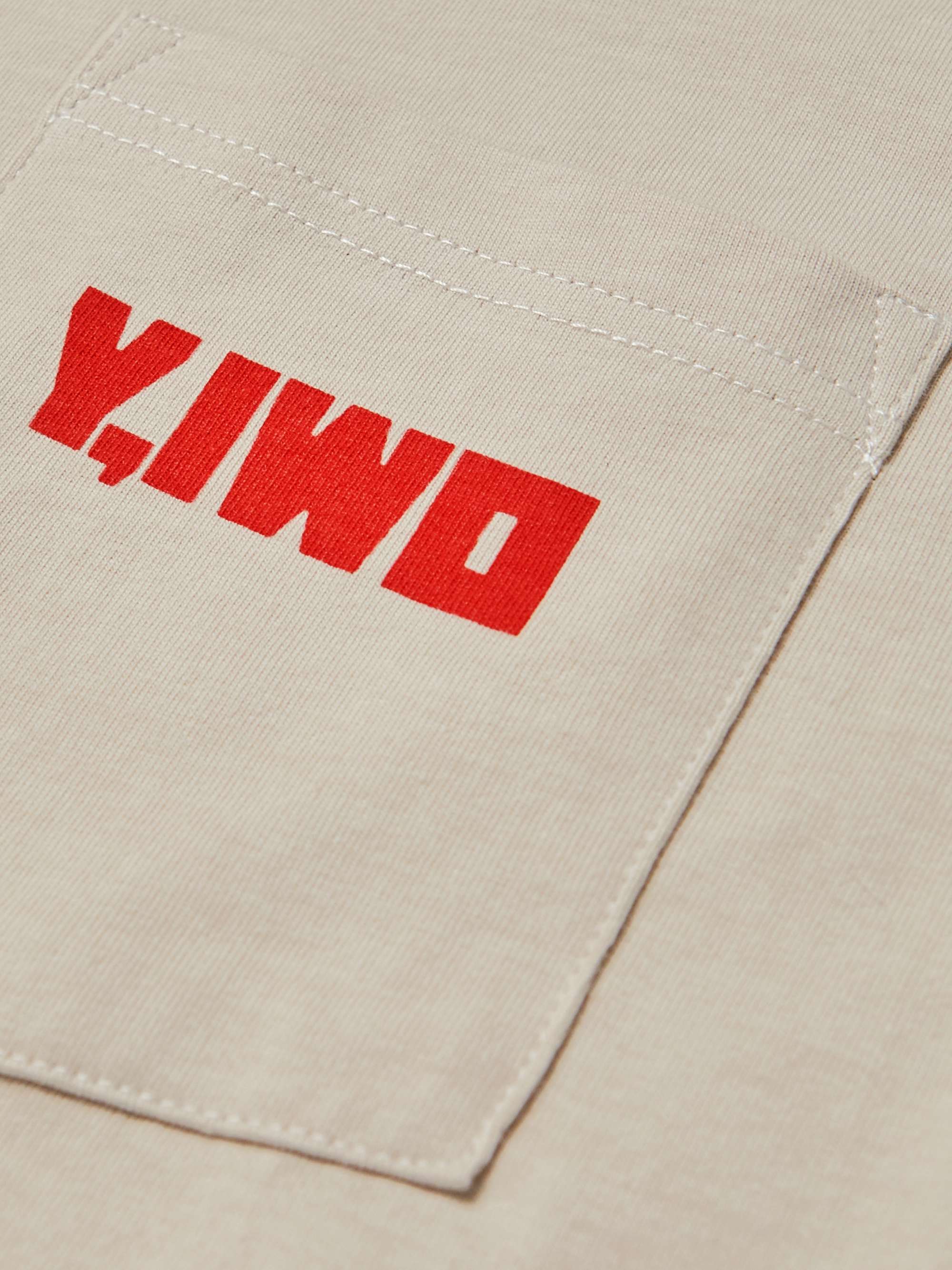 Y,IWO Logo-Print Cotton-Jersey T-Shirt