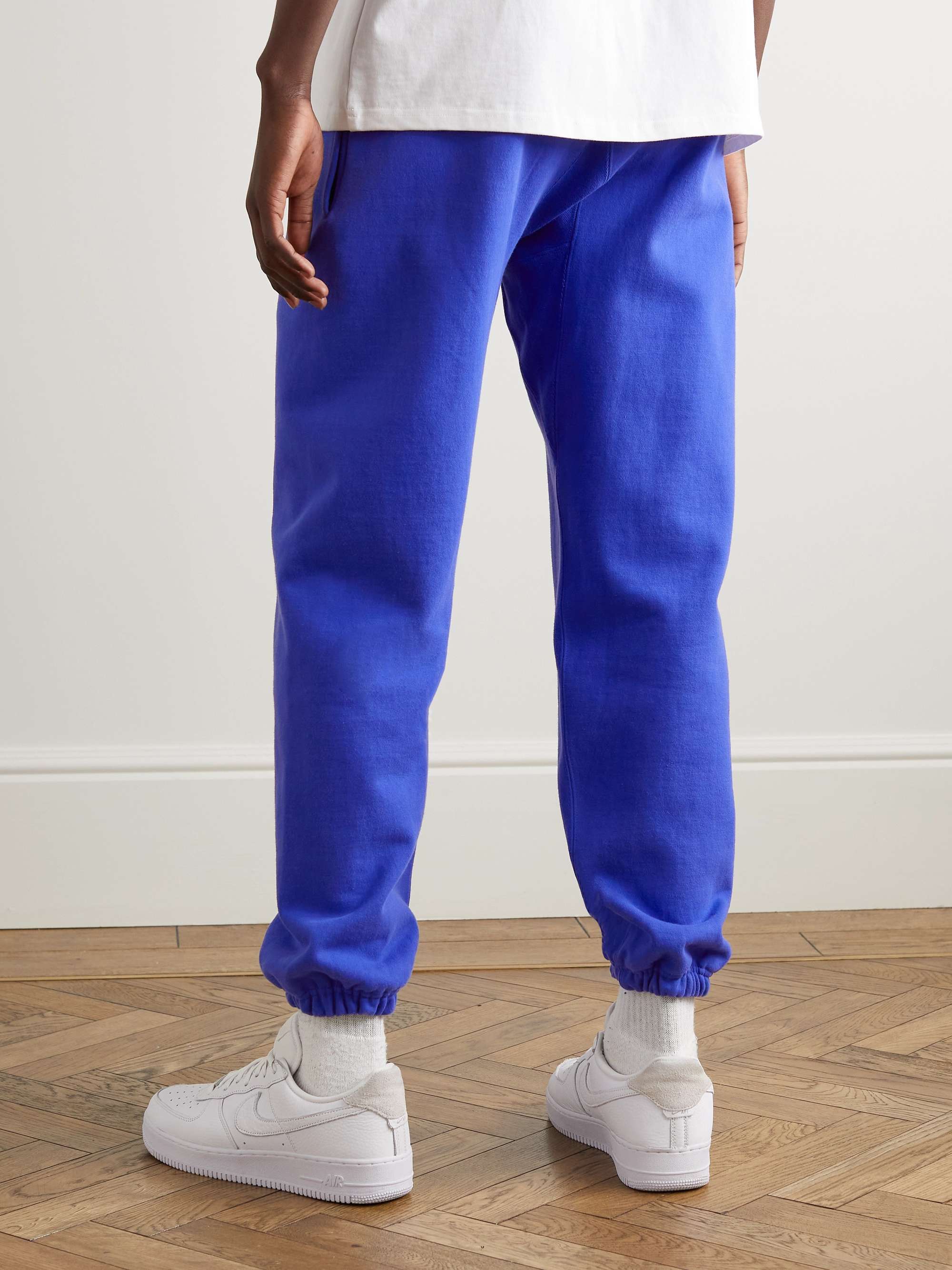 Y,IWO Tapered Logo-Print Cotton-Jersey Sweatpants