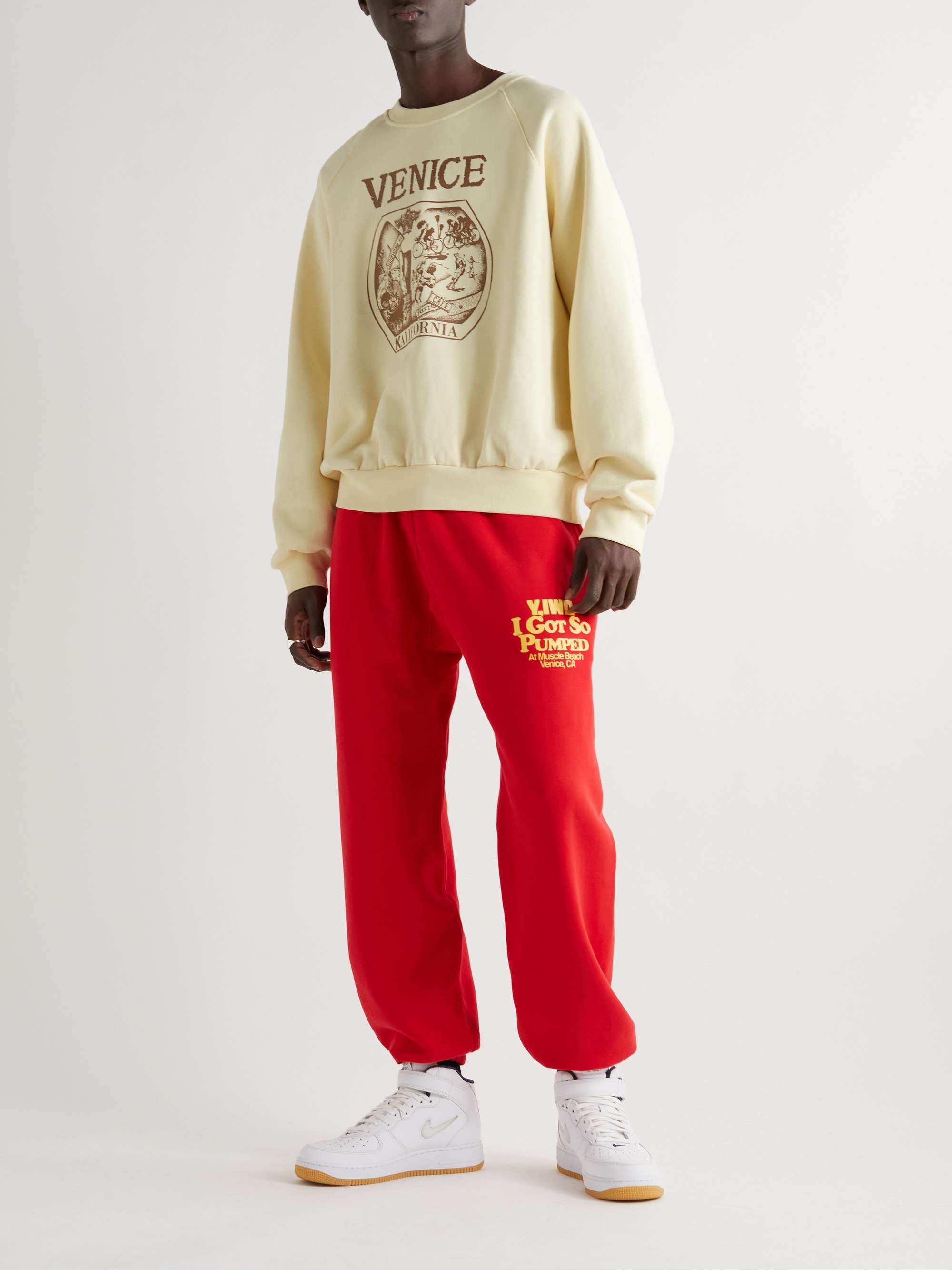 Y,IWO Printed Cotton-Jersey Sweatshirt