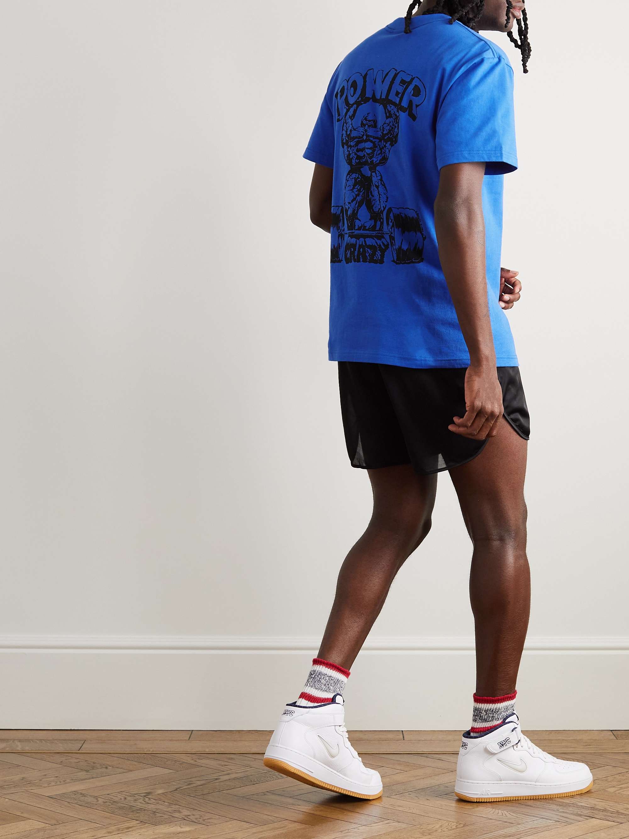 Y,IWO Logo-Print Cotton-Jersey T-Shirt
