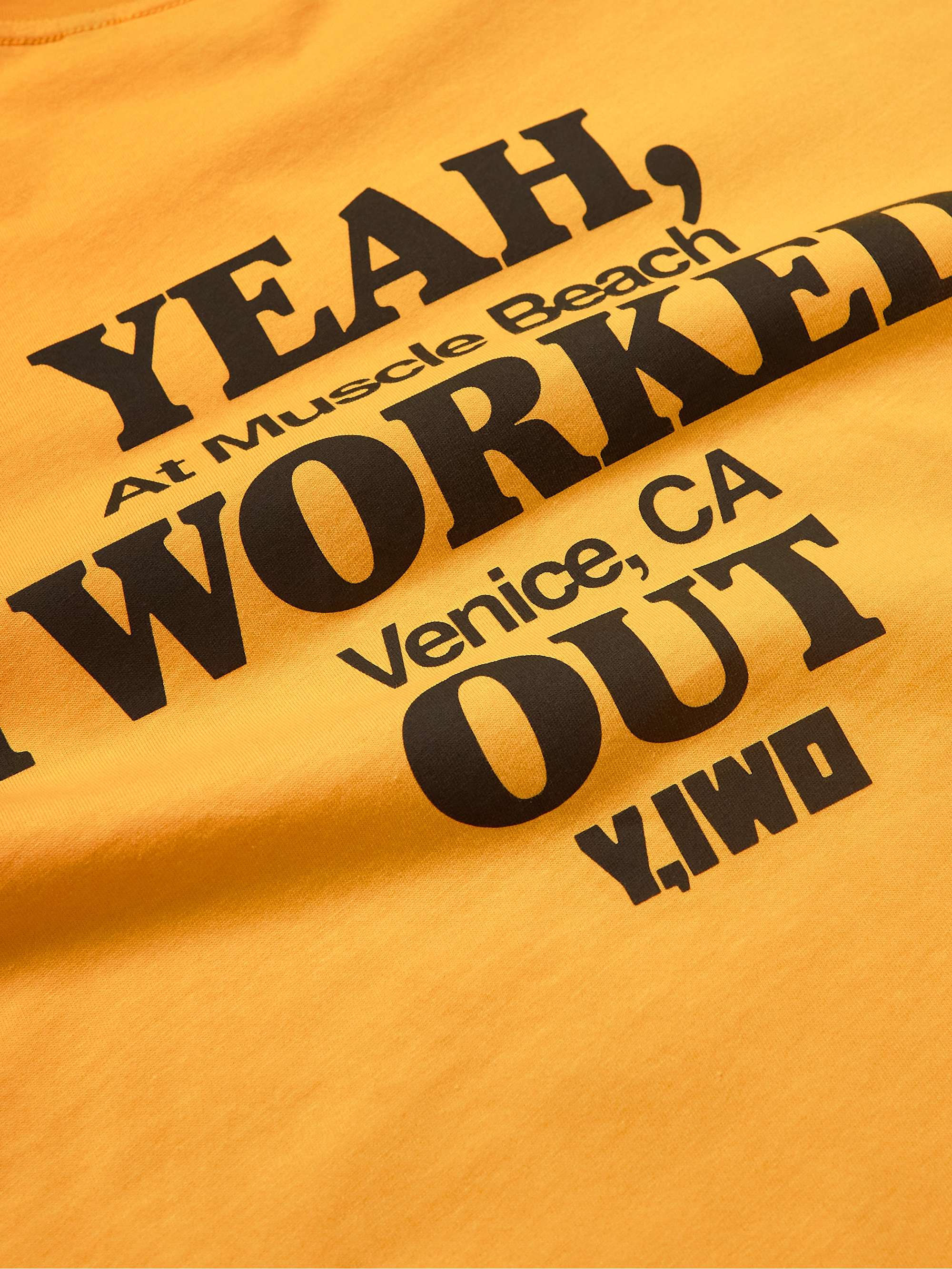 Y,IWO Printed Cotton-Jersey T-Shirt