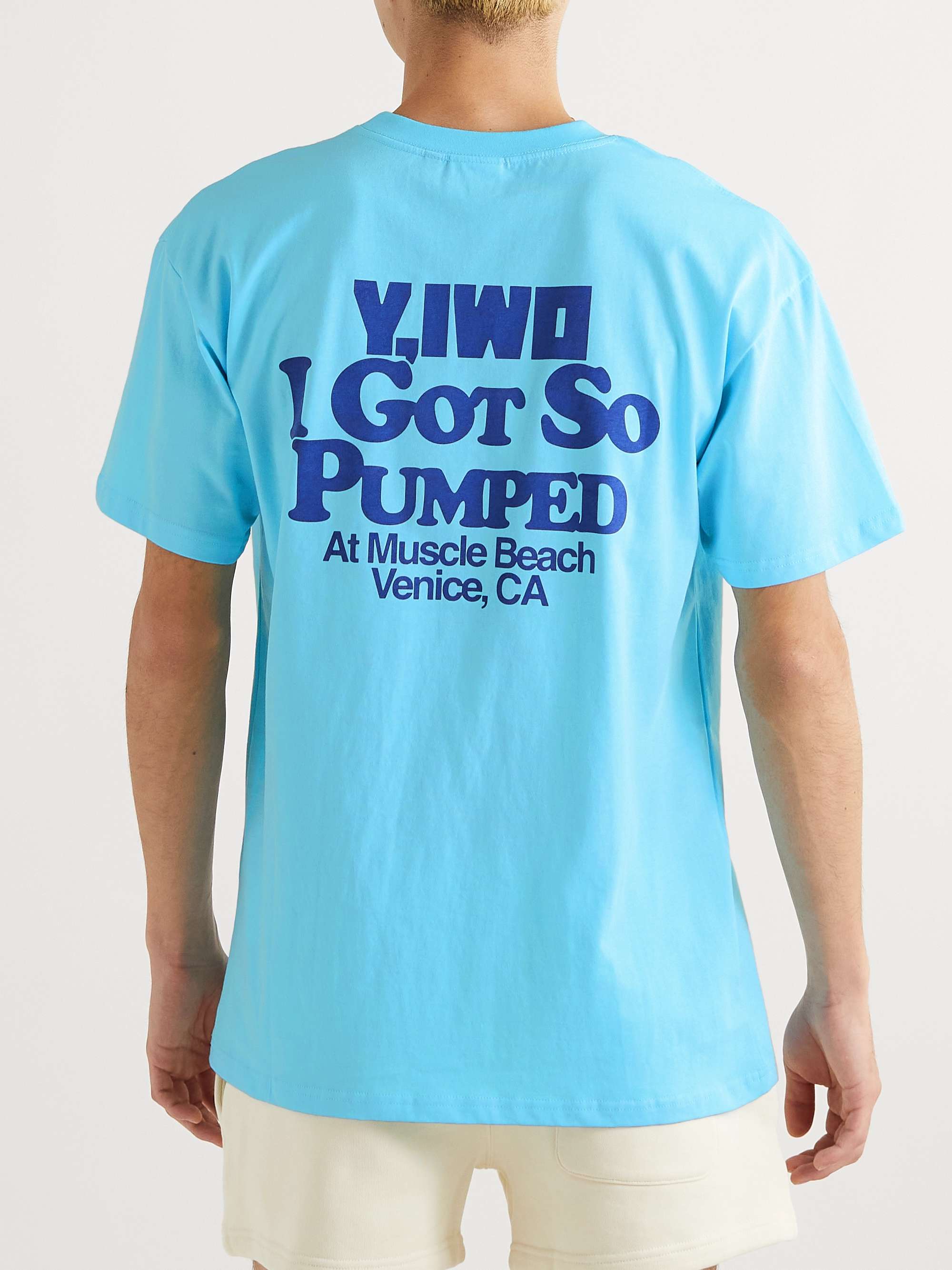 Y,IWO Printed Cotton-Jersey T-Shirt