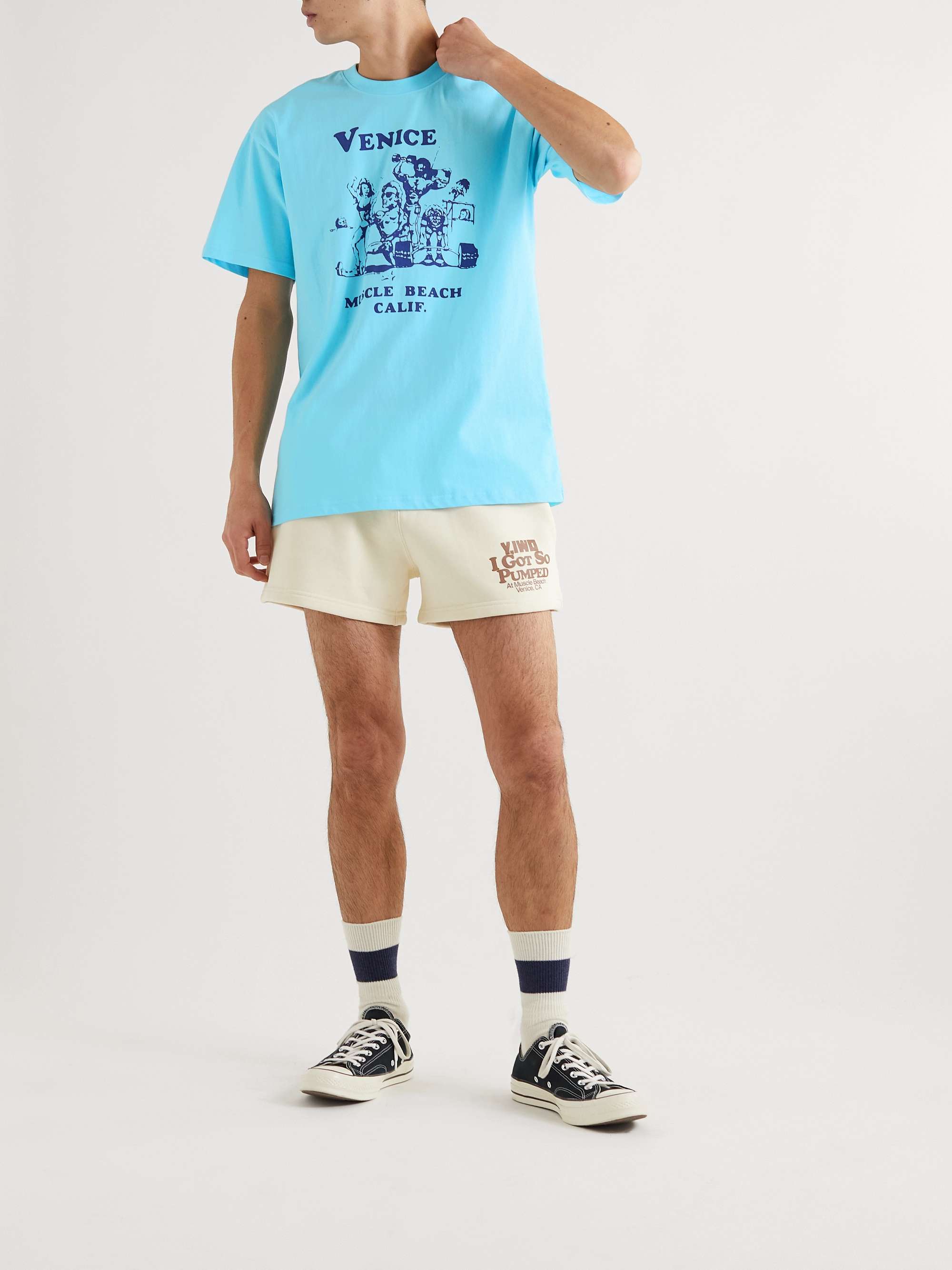Y,IWO Printed Cotton-Jersey T-Shirt