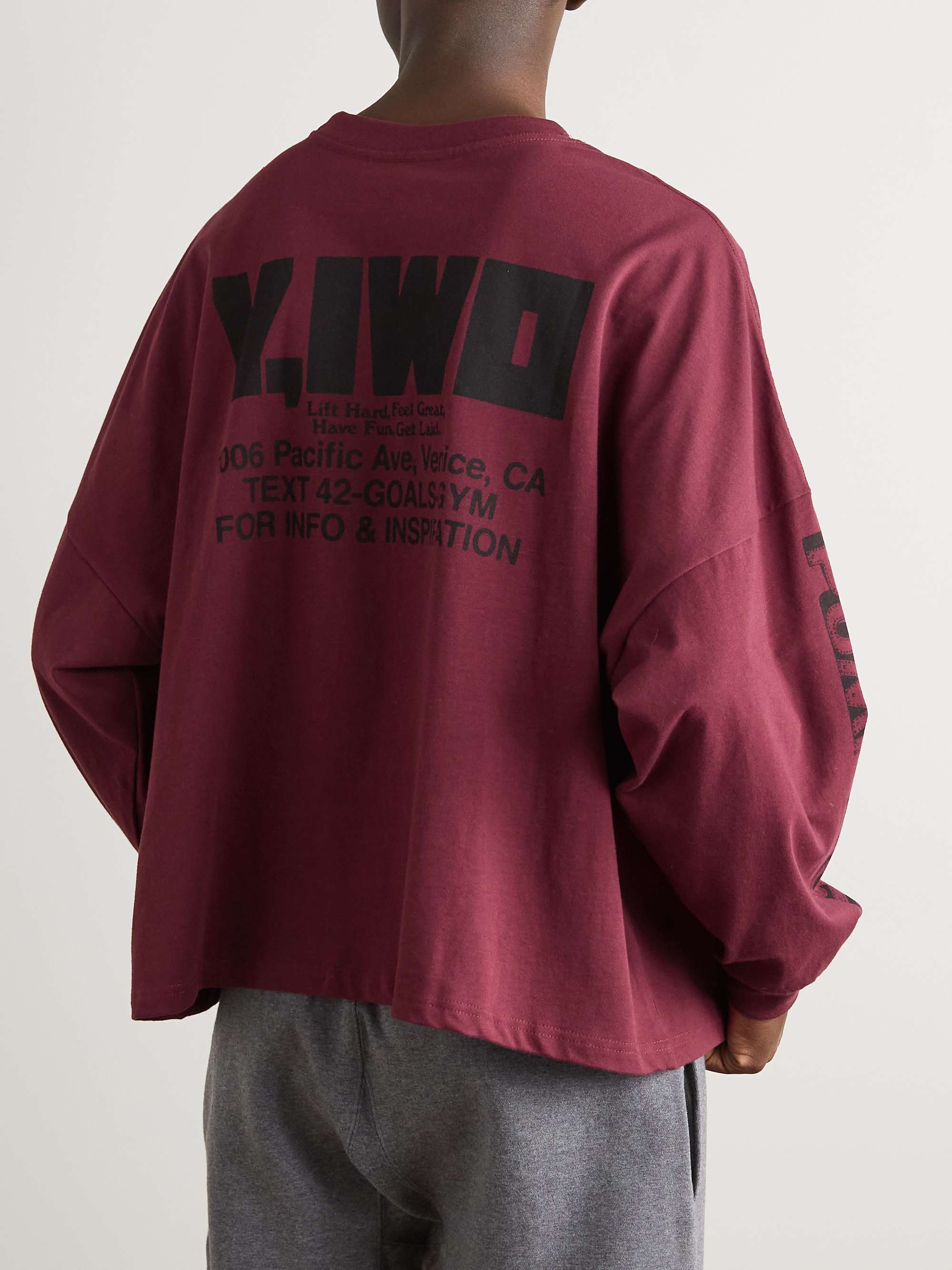 Y,IWO Logo-Print Cotton-Jersey T-Shirt
