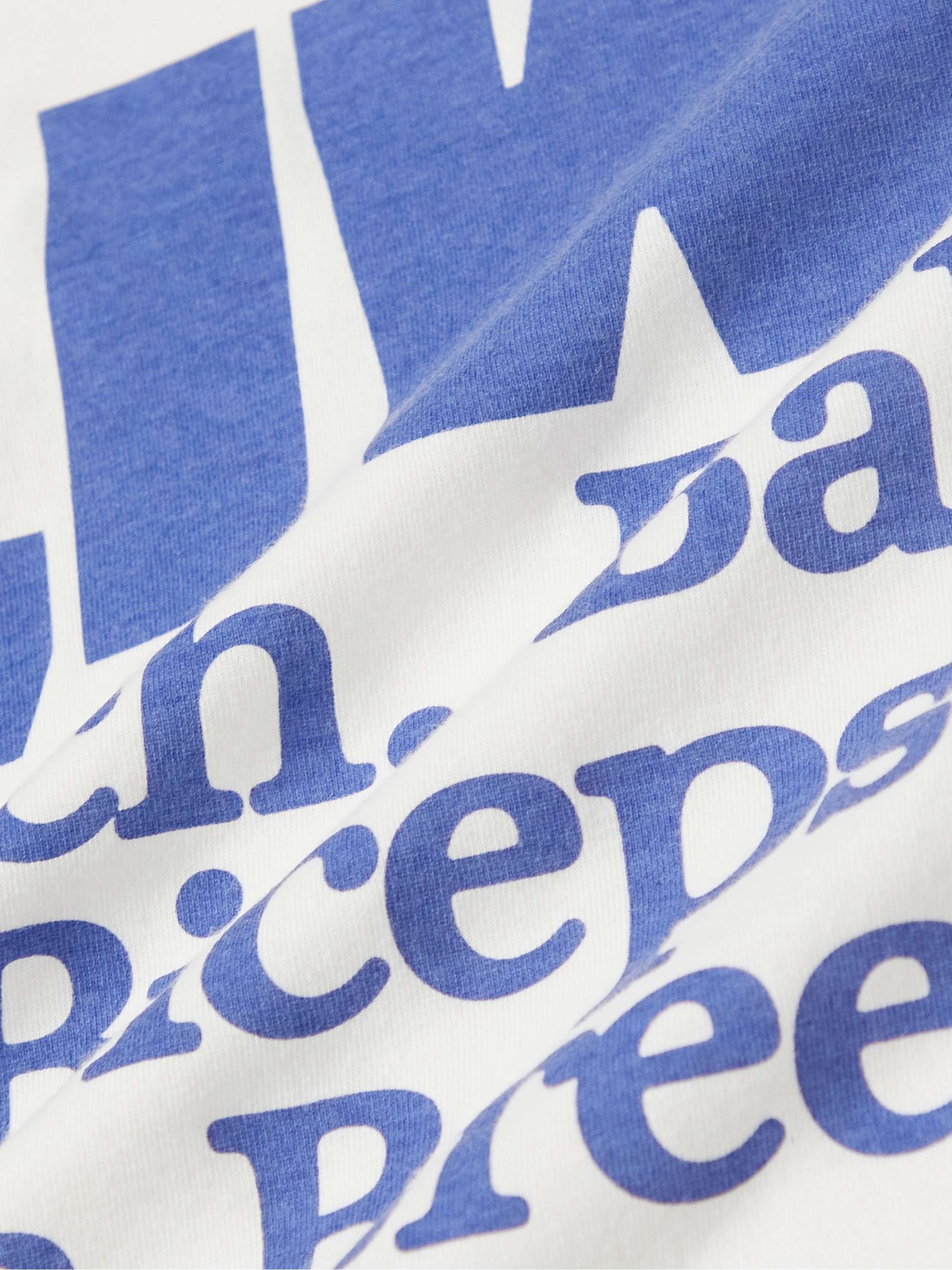 Y,IWO Ringer Printed Cotton-Blend Jersey T-Shirt