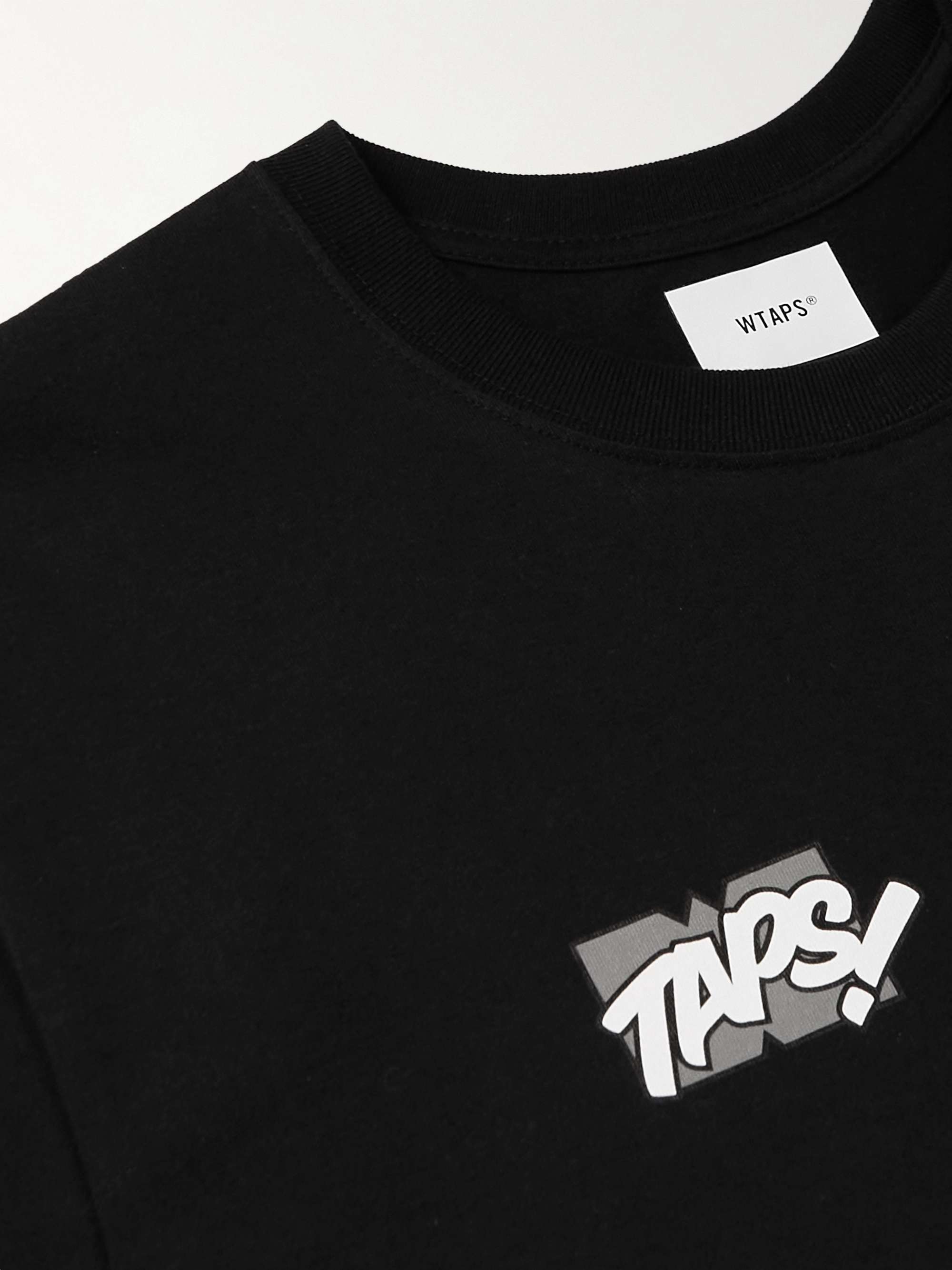 WTAPS® Logo-Print Cotton-Jersey T-Shirt