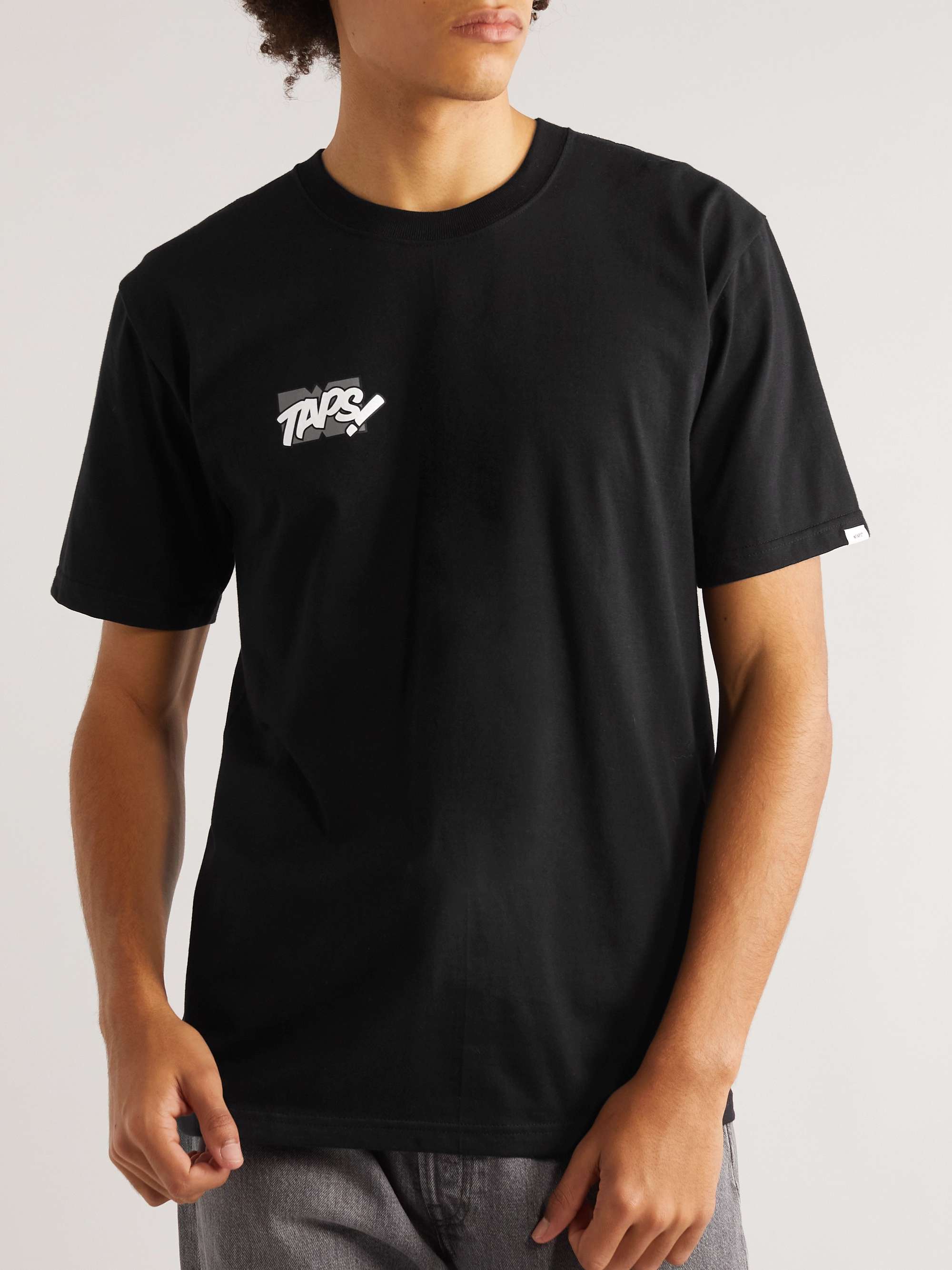 WTAPS® Logo-Print Cotton-Jersey T-Shirt