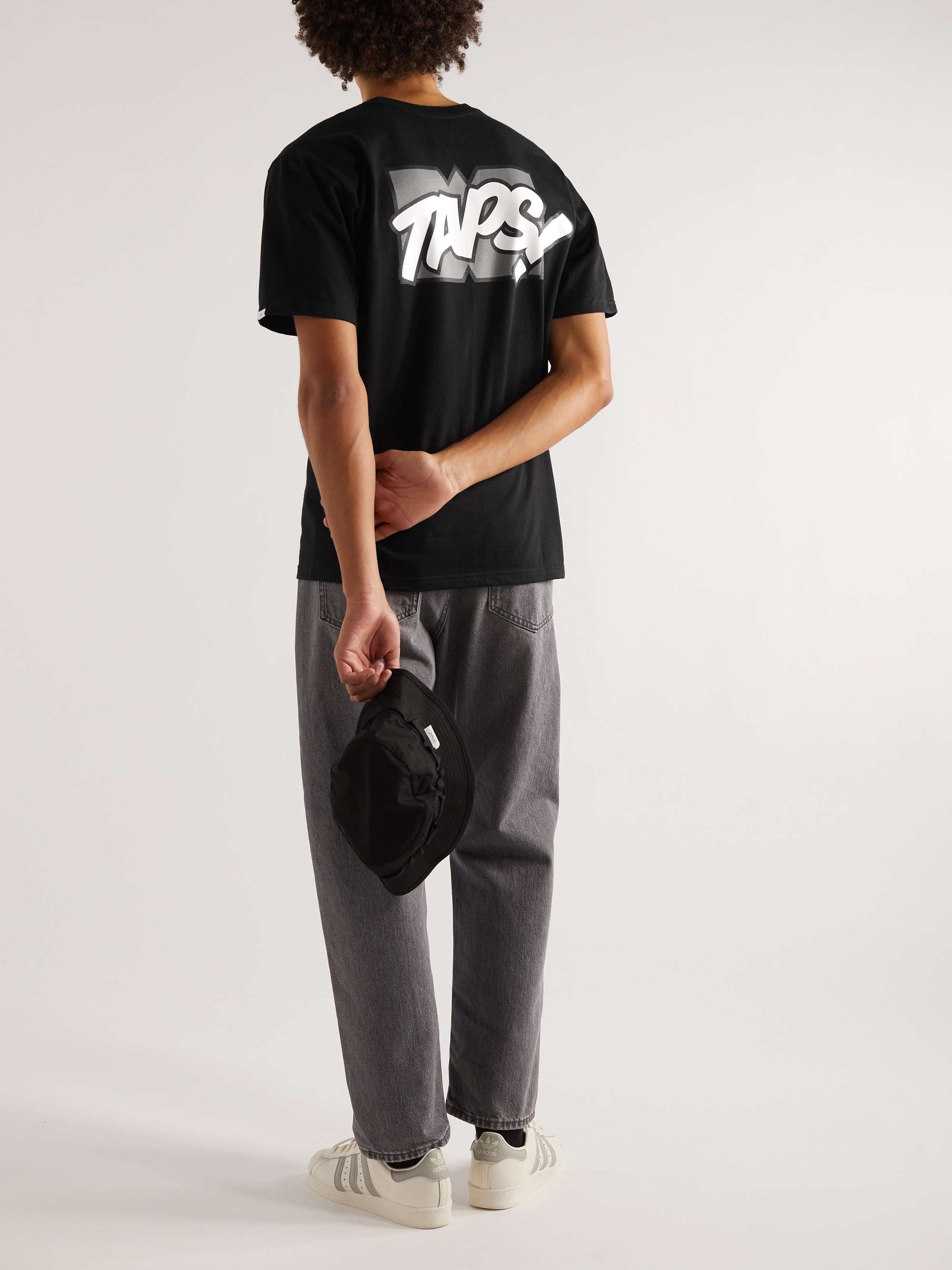 WTAPS® Logo-Print Cotton-Jersey T-Shirt