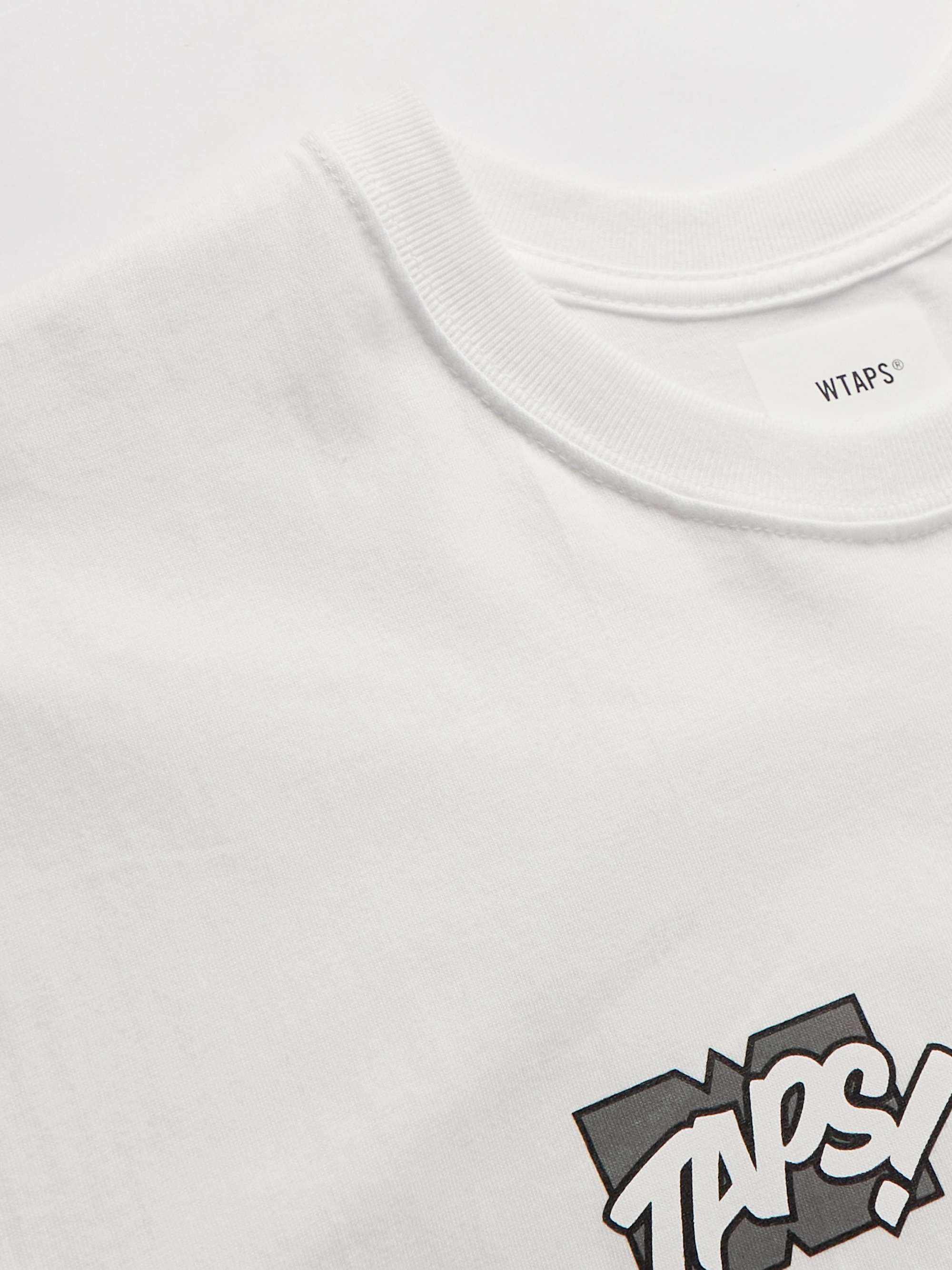 WTAPS® Logo-Print Cotton-Jersey T-Shirt