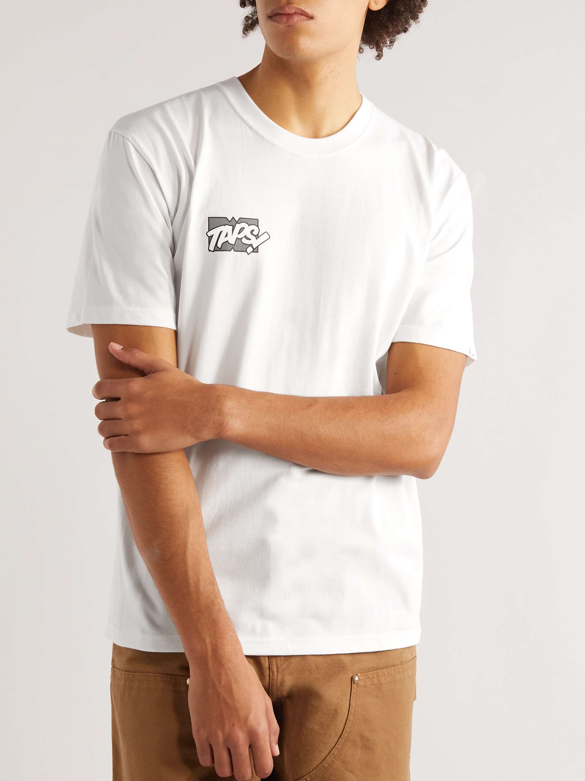 WTAPS® Logo-Print Cotton-Jersey T-Shirt