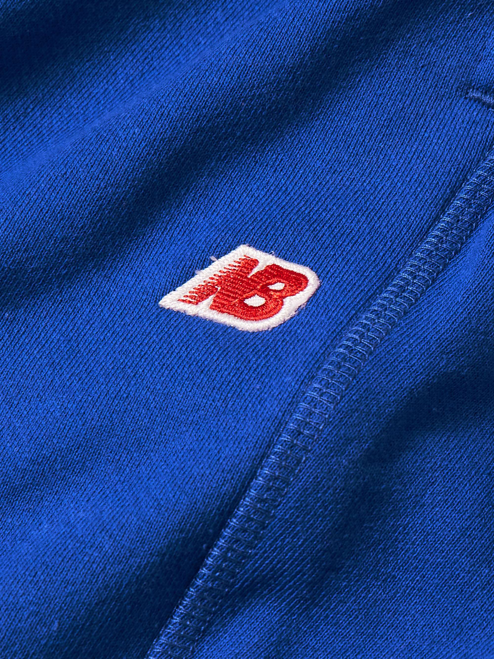 NEW BALANCE MADE in USA Tapered LogoAppliquéd CottonJersey Sweatpants