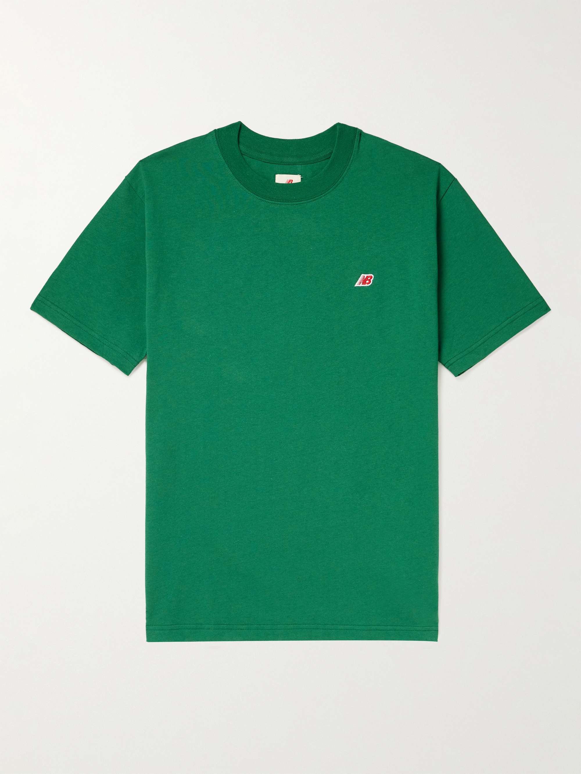 NEW BALANCE Core LogoAppliquéd CottonJersey TShirt for Men MR PORTER