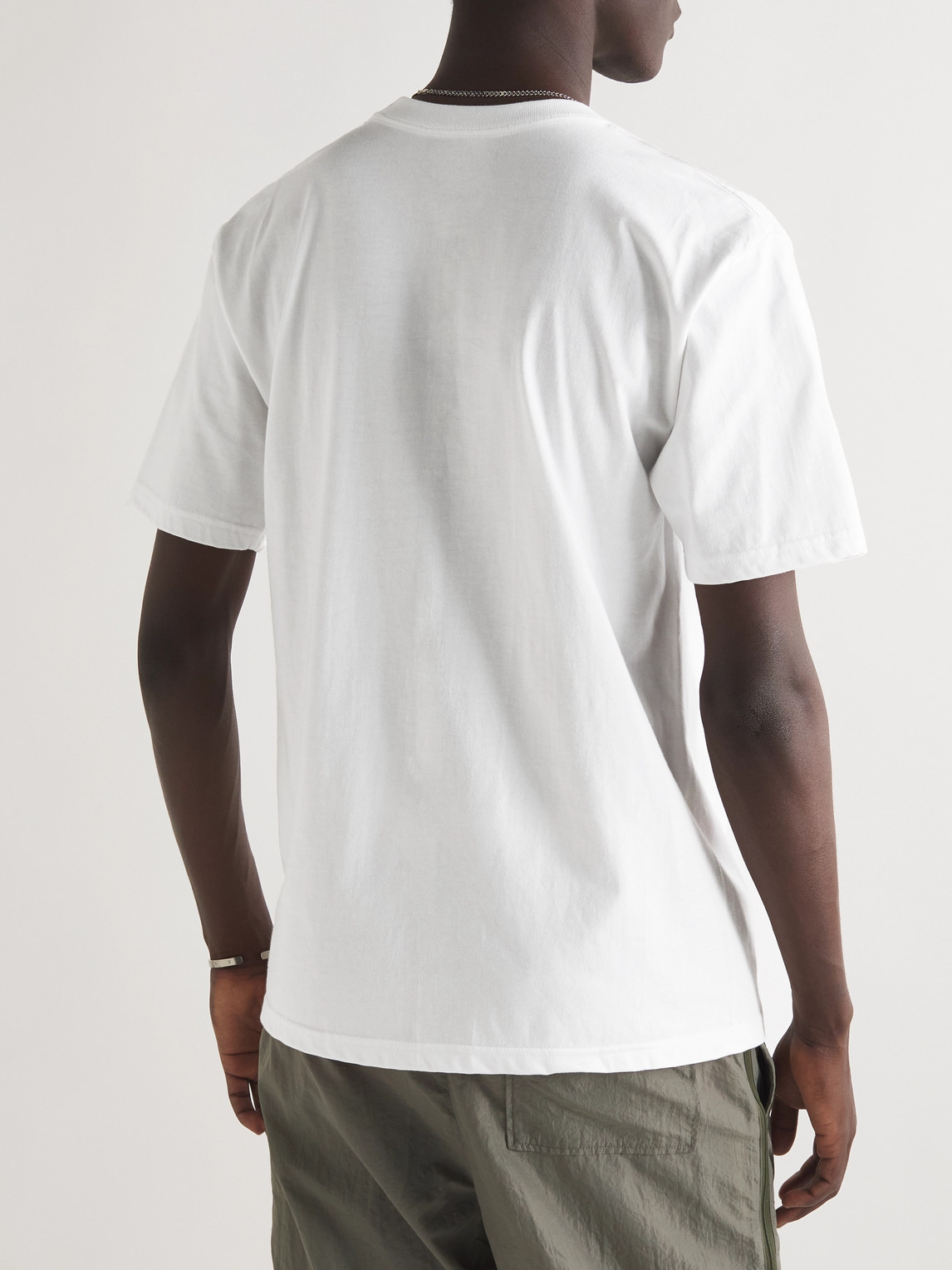 Men's WTAPS Gps 02 Spot Tee Alphabet Short Sleeve Round Neck