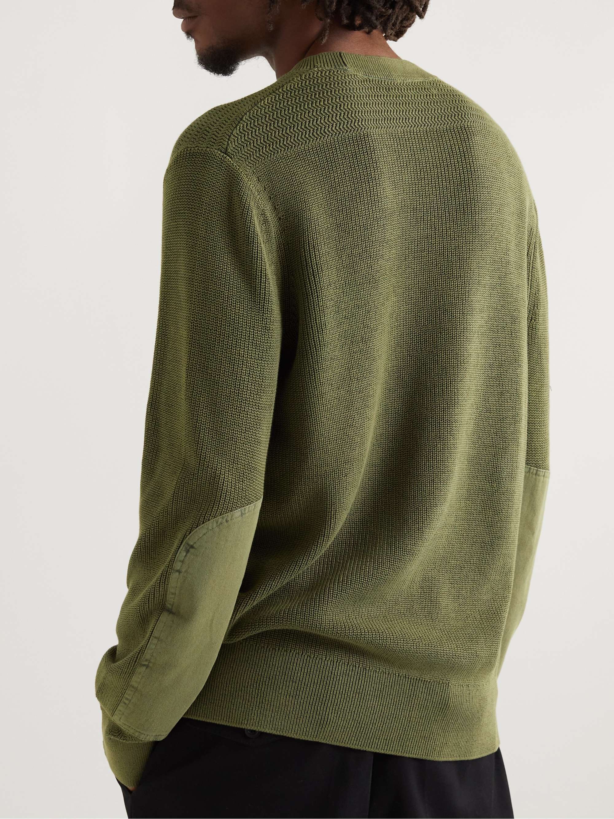 Green Dexter Ribbed Cotton Sweater RAG & BONE MR PORTER