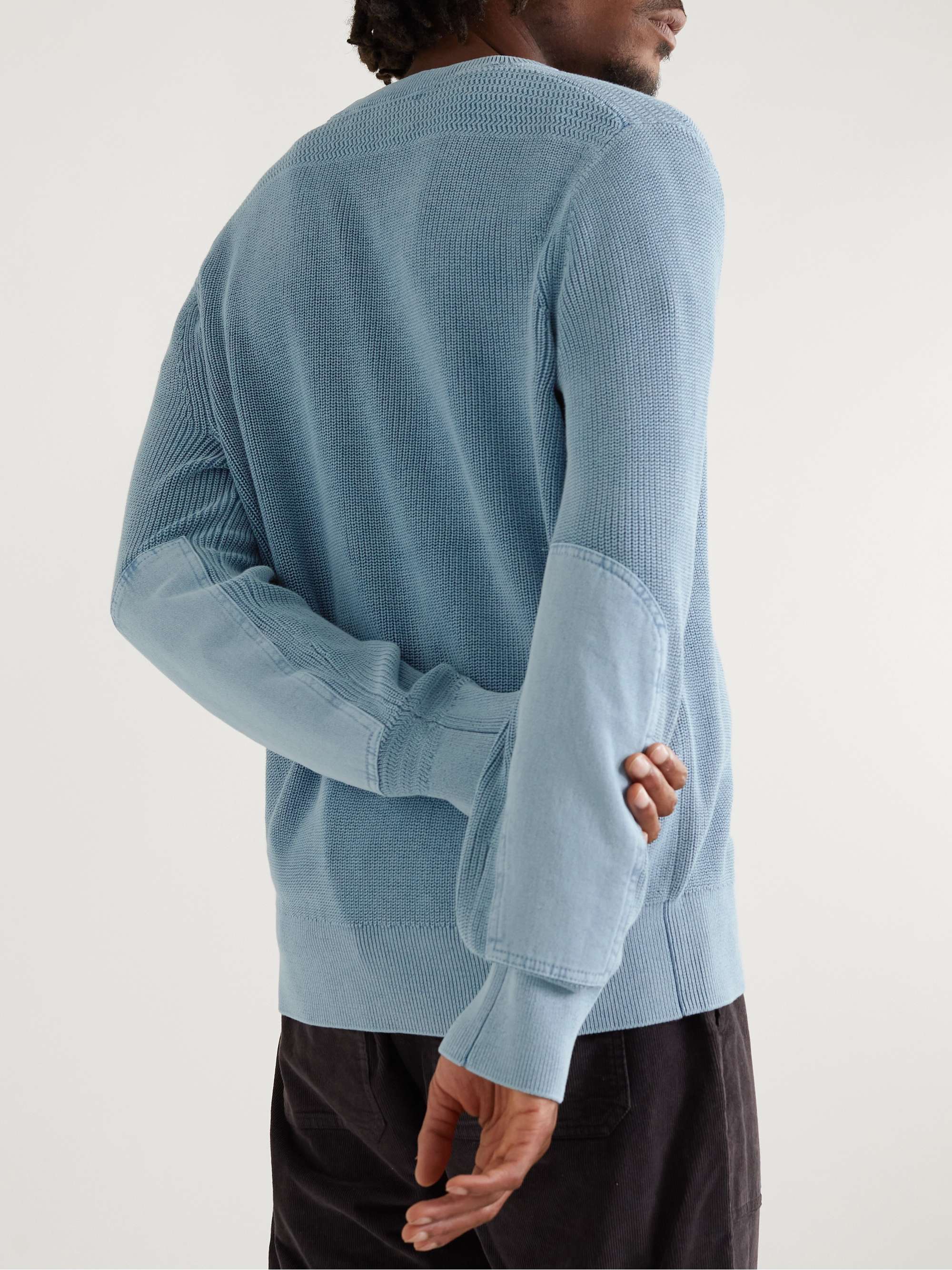 Blue Dexter Ribbed Cotton Sweater RAG & BONE MR PORTER
