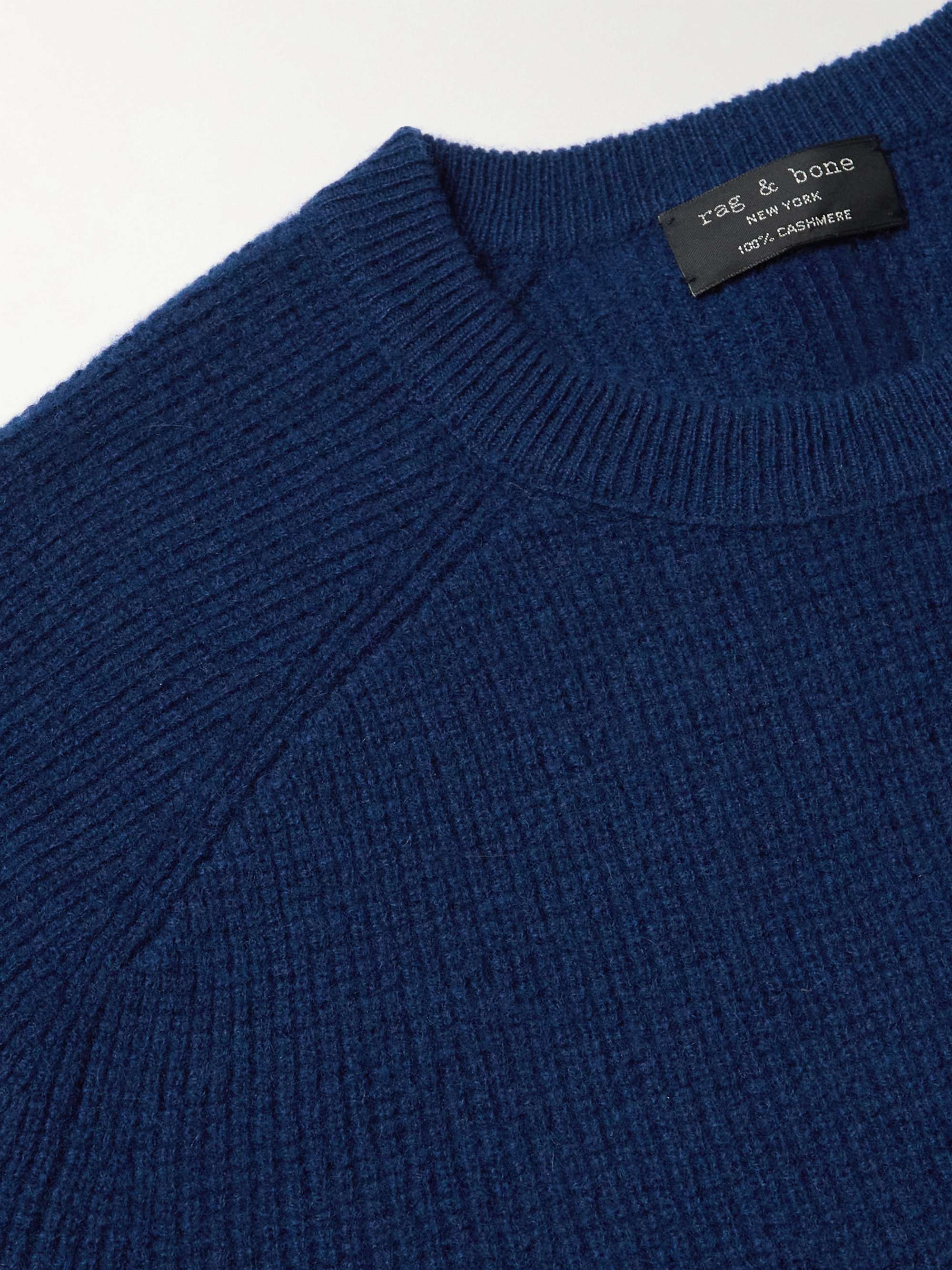RAG & BONE Haldon Waffle-Knit Cashmere Sweater