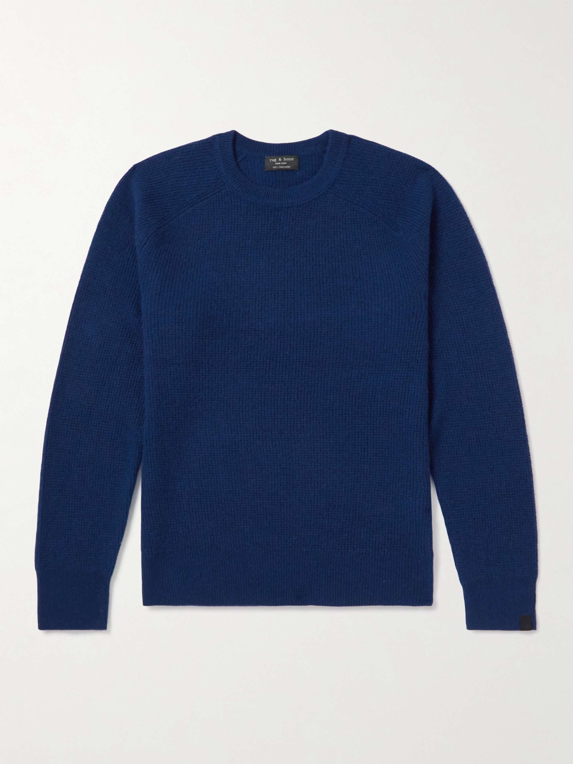 RAG & BONE Haldon Waffle-Knit Cashmere Sweater