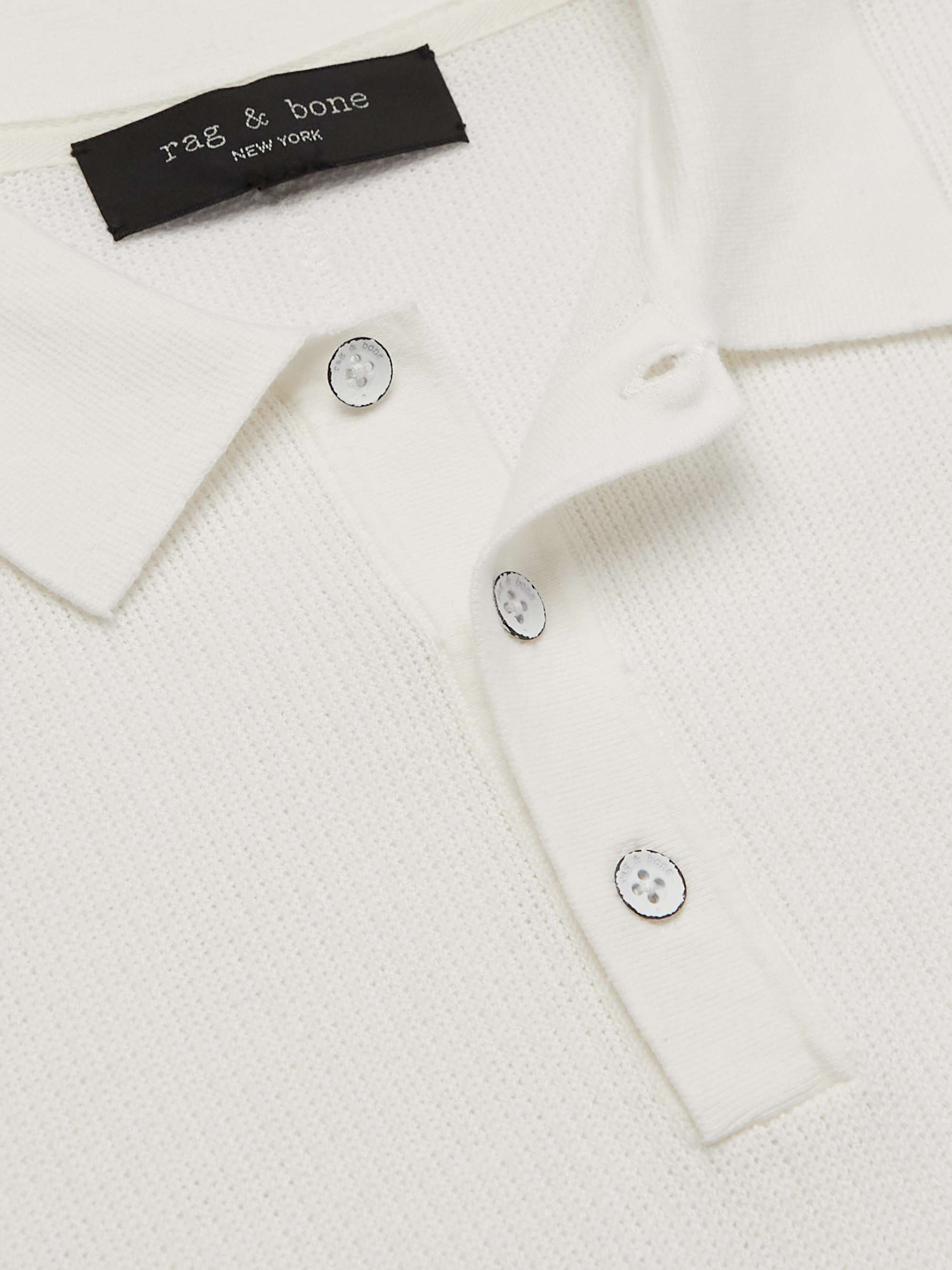 RAG & BONE Polohemd aus einer Baumwollmischung