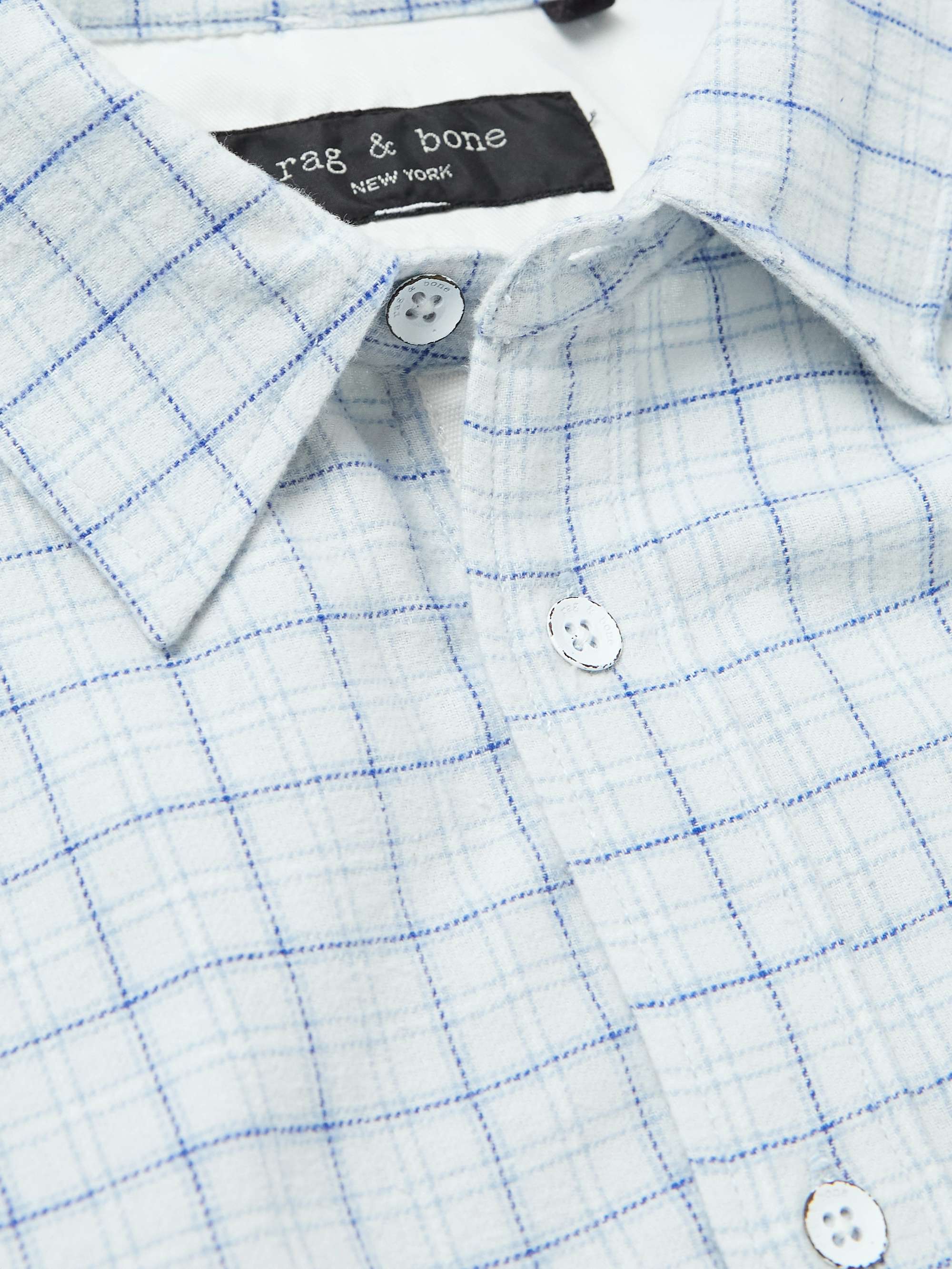 RAG & BONE Fit 2 Checked Cotton-Flannel Shirt