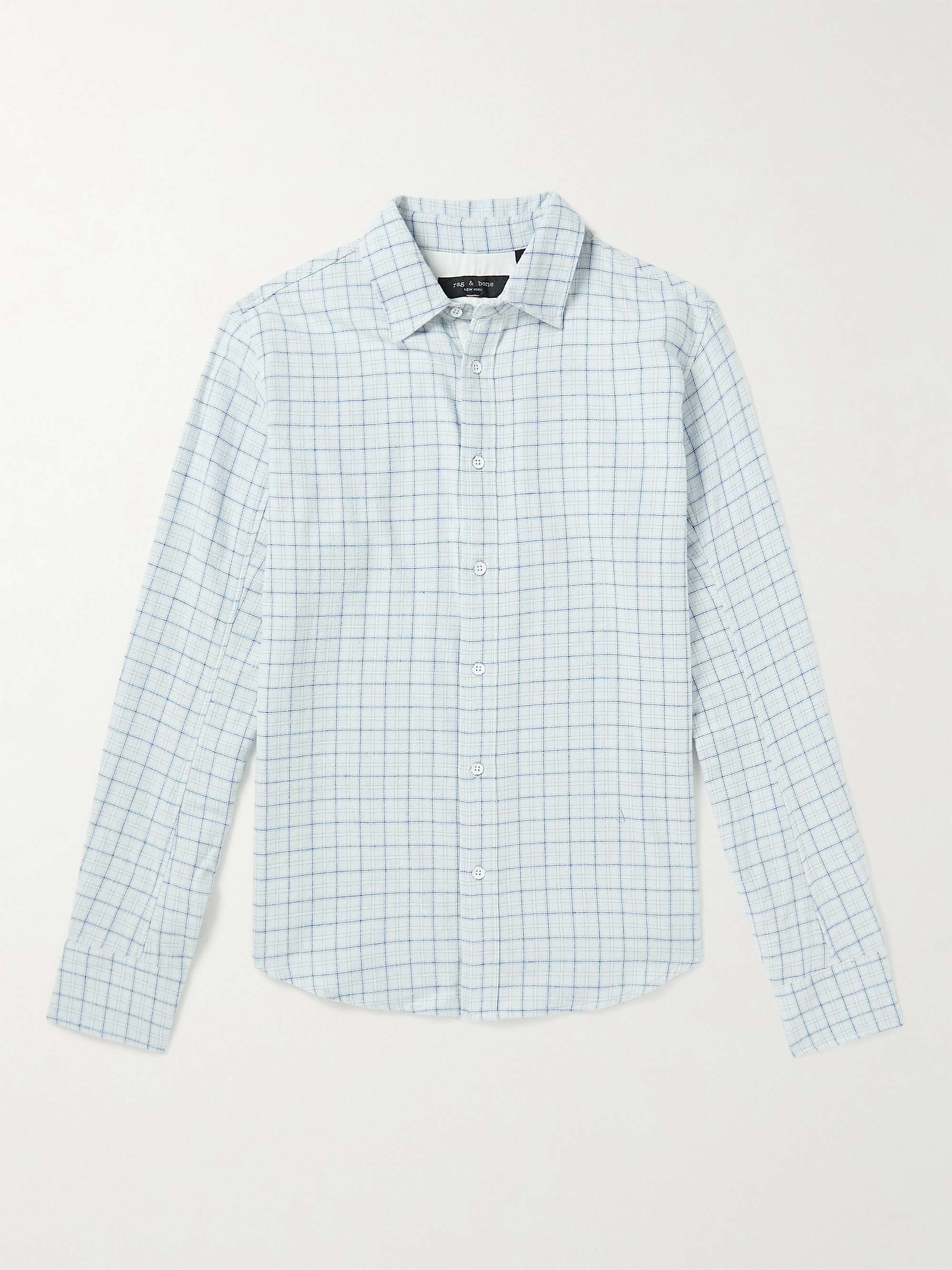 RAG & BONE Fit 2 Checked Cotton-Flannel Shirt