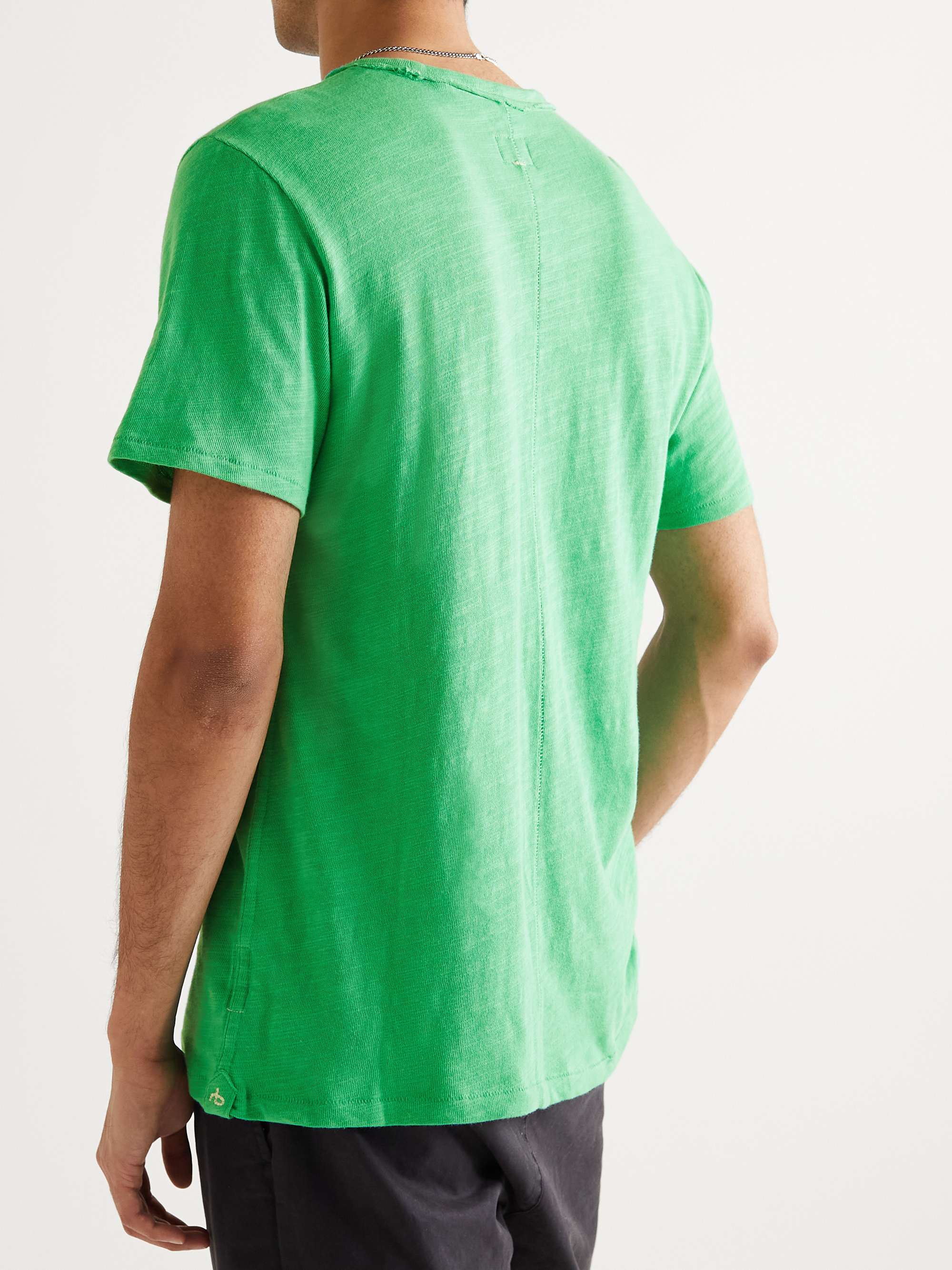 RAG & BONE Classic Flame Oversized Slub Cotton-Jersey T-Shirt