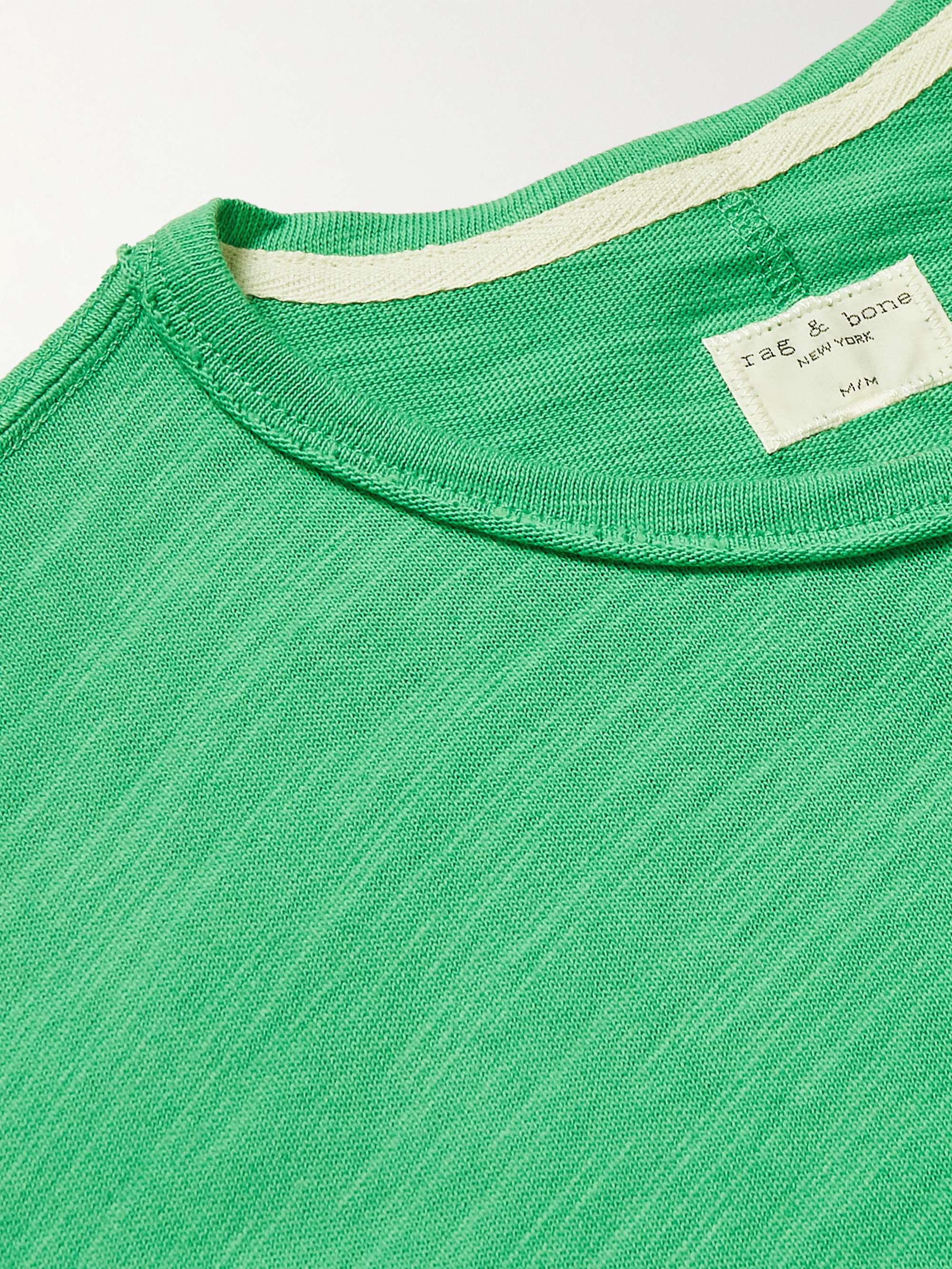 RAG & BONE Classic Flame Oversized Slub Cotton-Jersey T-Shirt