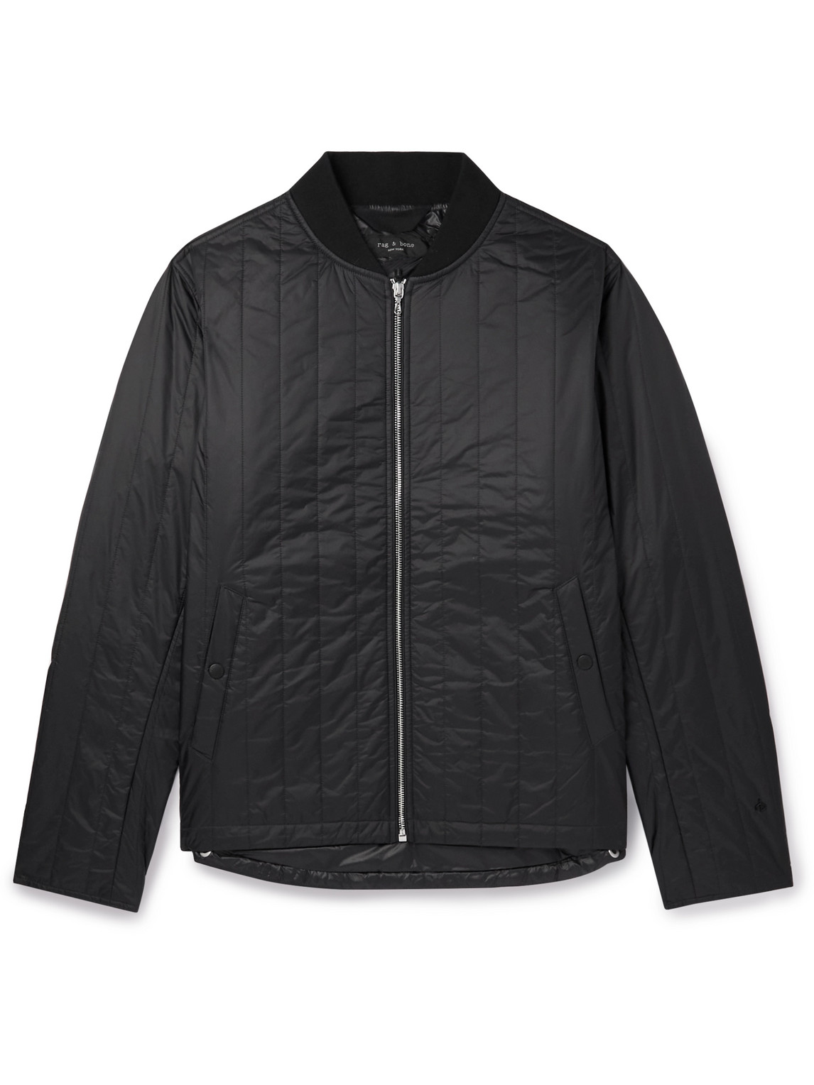 Rag & Bone Asher Quilted Shell Jacket In Black