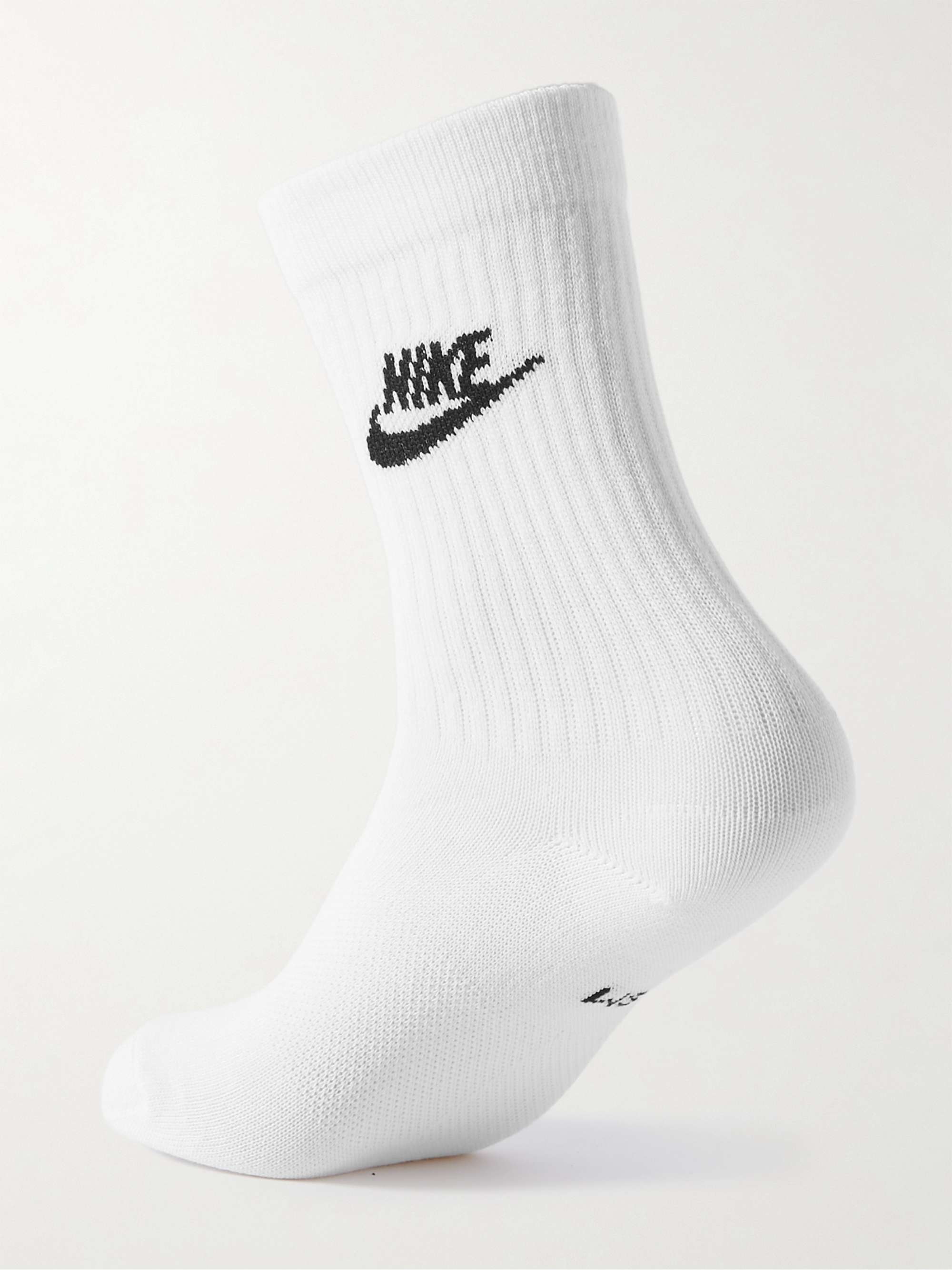 NIKE Three-Pack Nike Sportswear Everyday Essential Recycled Dri-FIT Socks