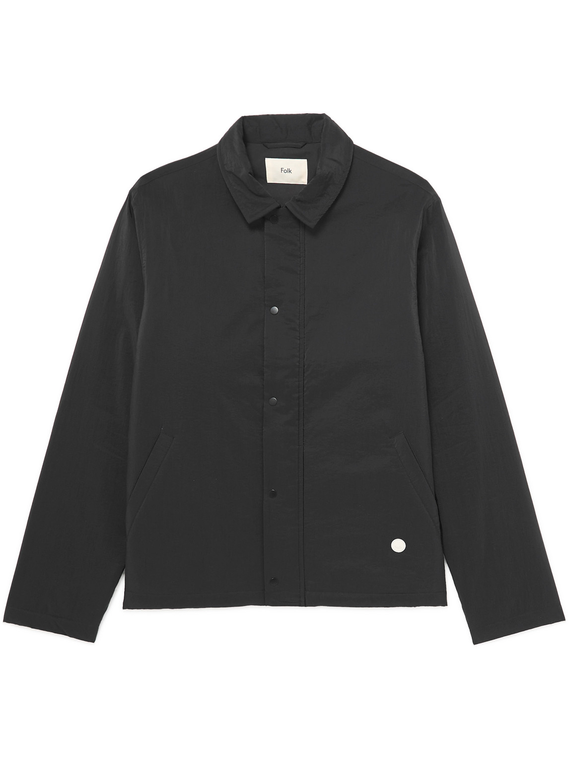 Folk Padded Shell Jacket In Black