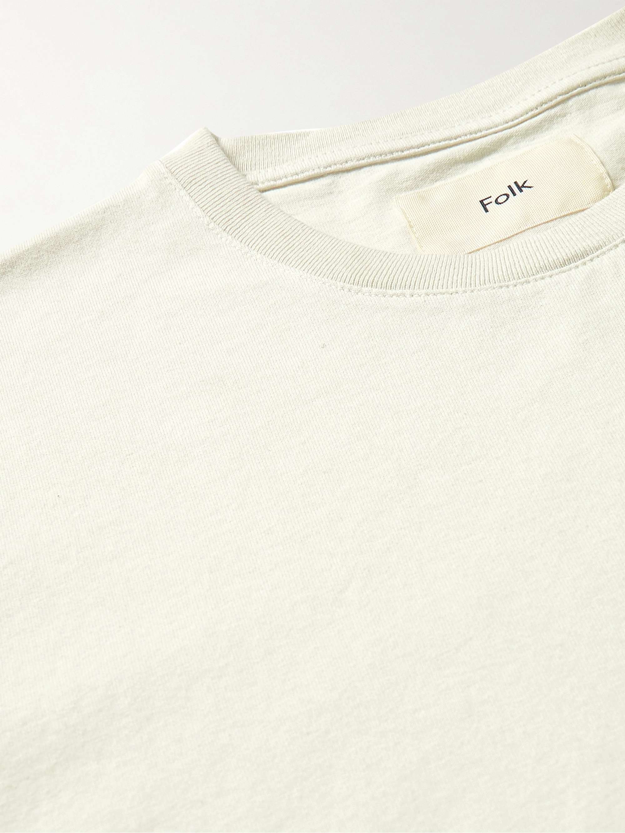 FOLK Assembly Cotton-Jersey T-Shirt
