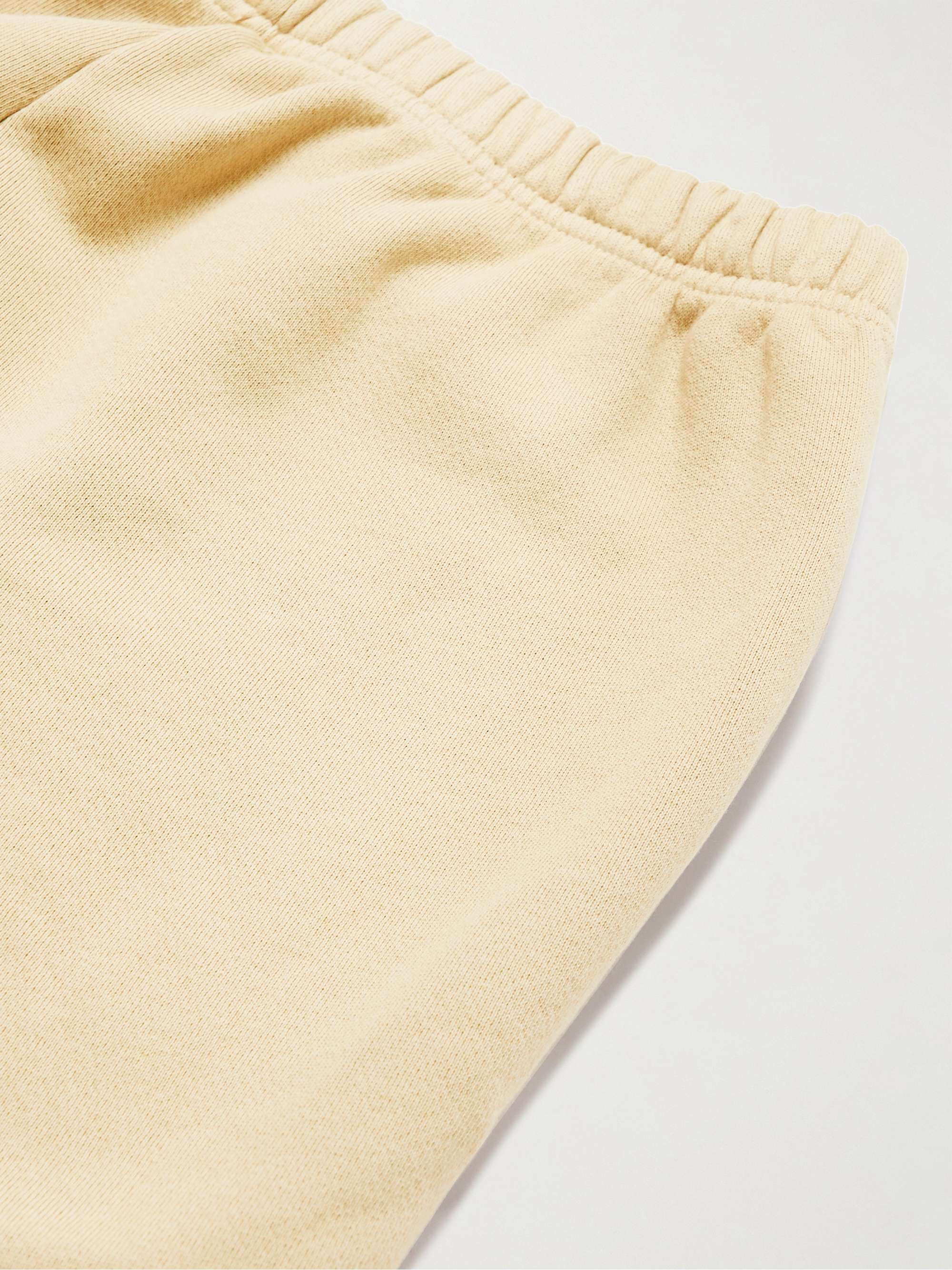 LES TIEN Tapered Garment-Dyed Cotton-Jersey Sweatpants for Men | MR PORTER