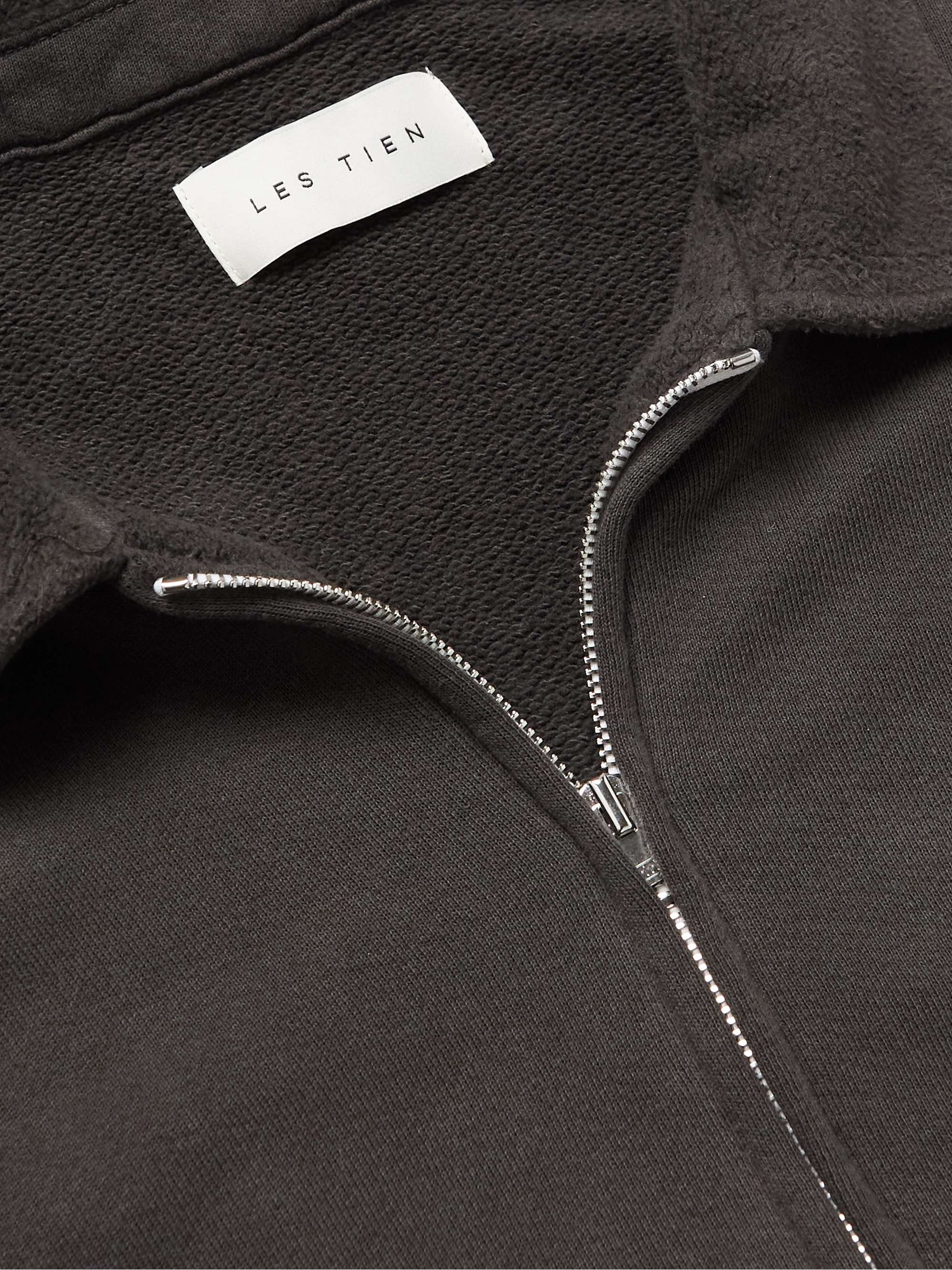 LES TIEN Cotton-Jersey Bomber Jacket