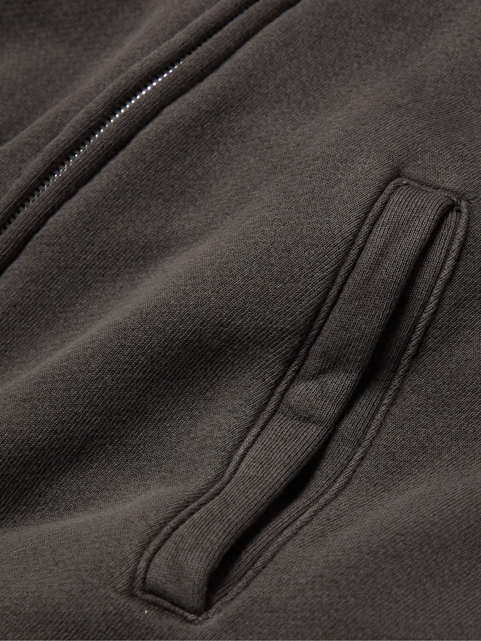 LES TIEN Cotton-Jersey Bomber Jacket