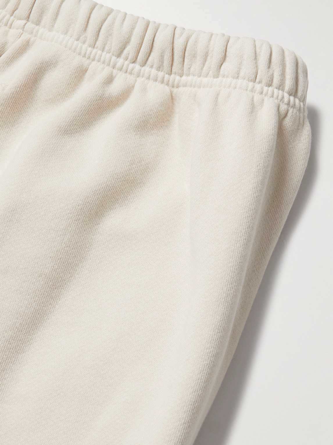 Shop Les Tien Cotton-jersey Sweatpants In Neutrals