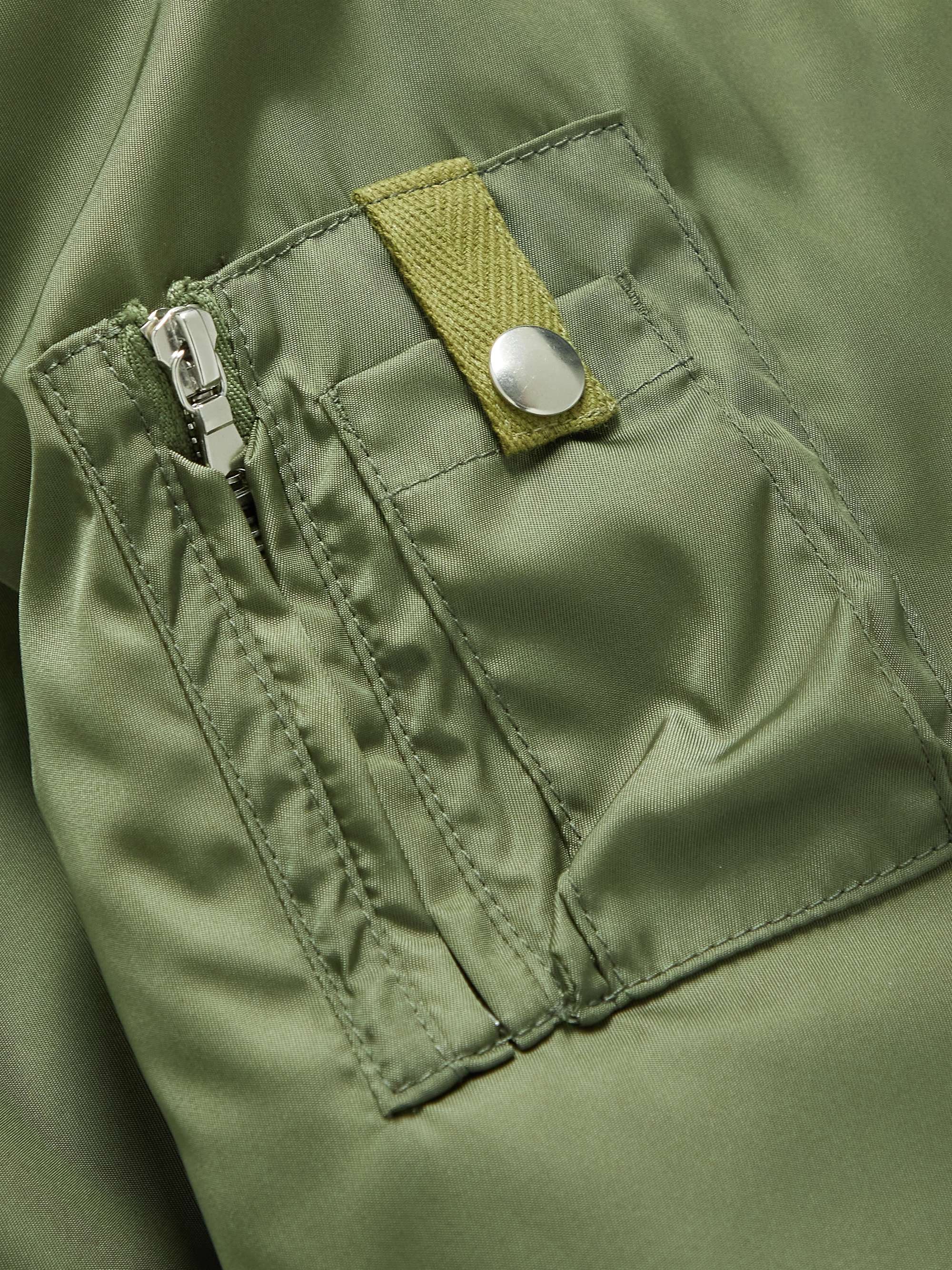 JOHN ELLIOTT Andes Nylon Down Bomber Jacket
