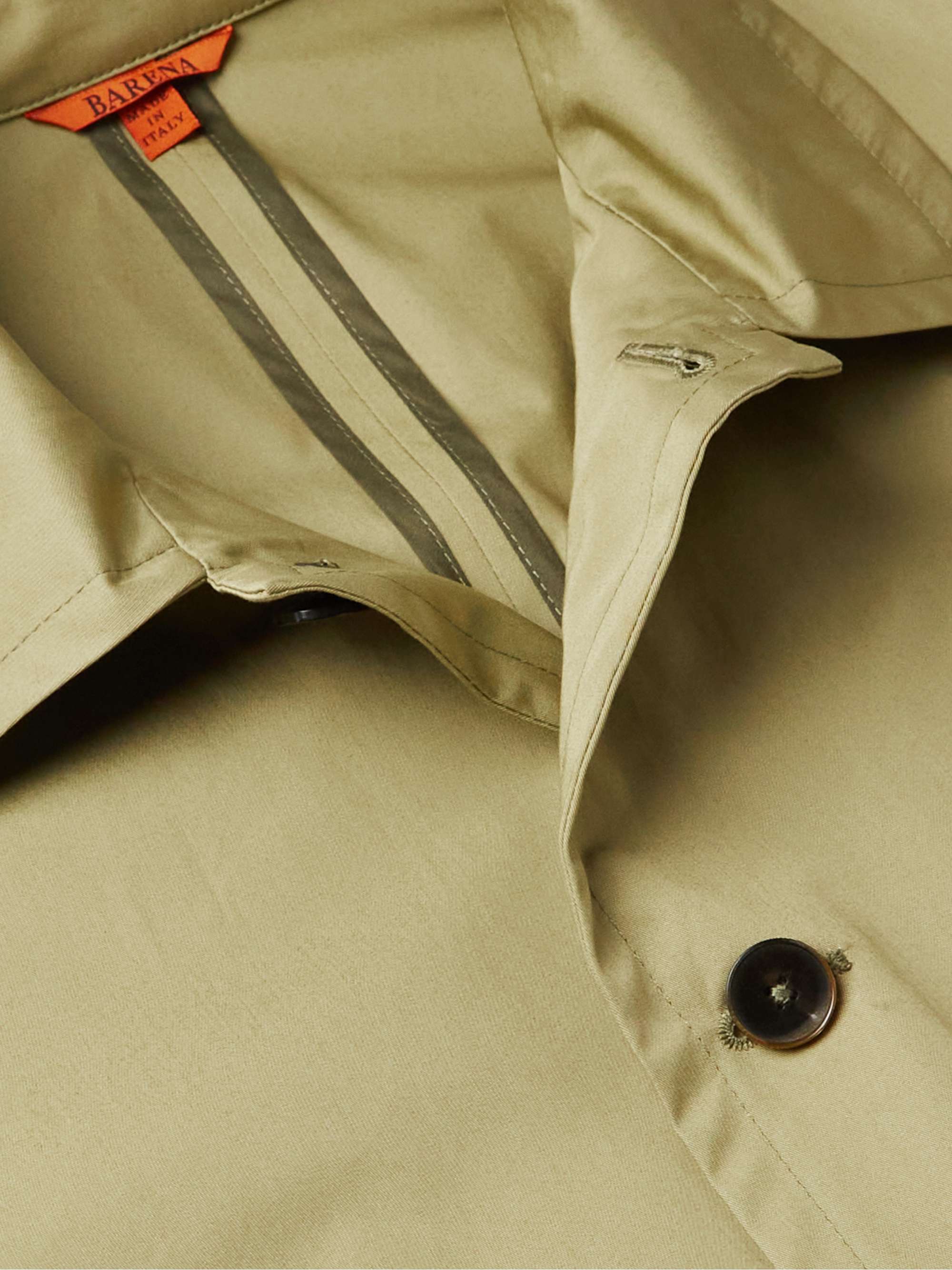 BARENA Paramar Belted Cotton-Twill Trench Coat