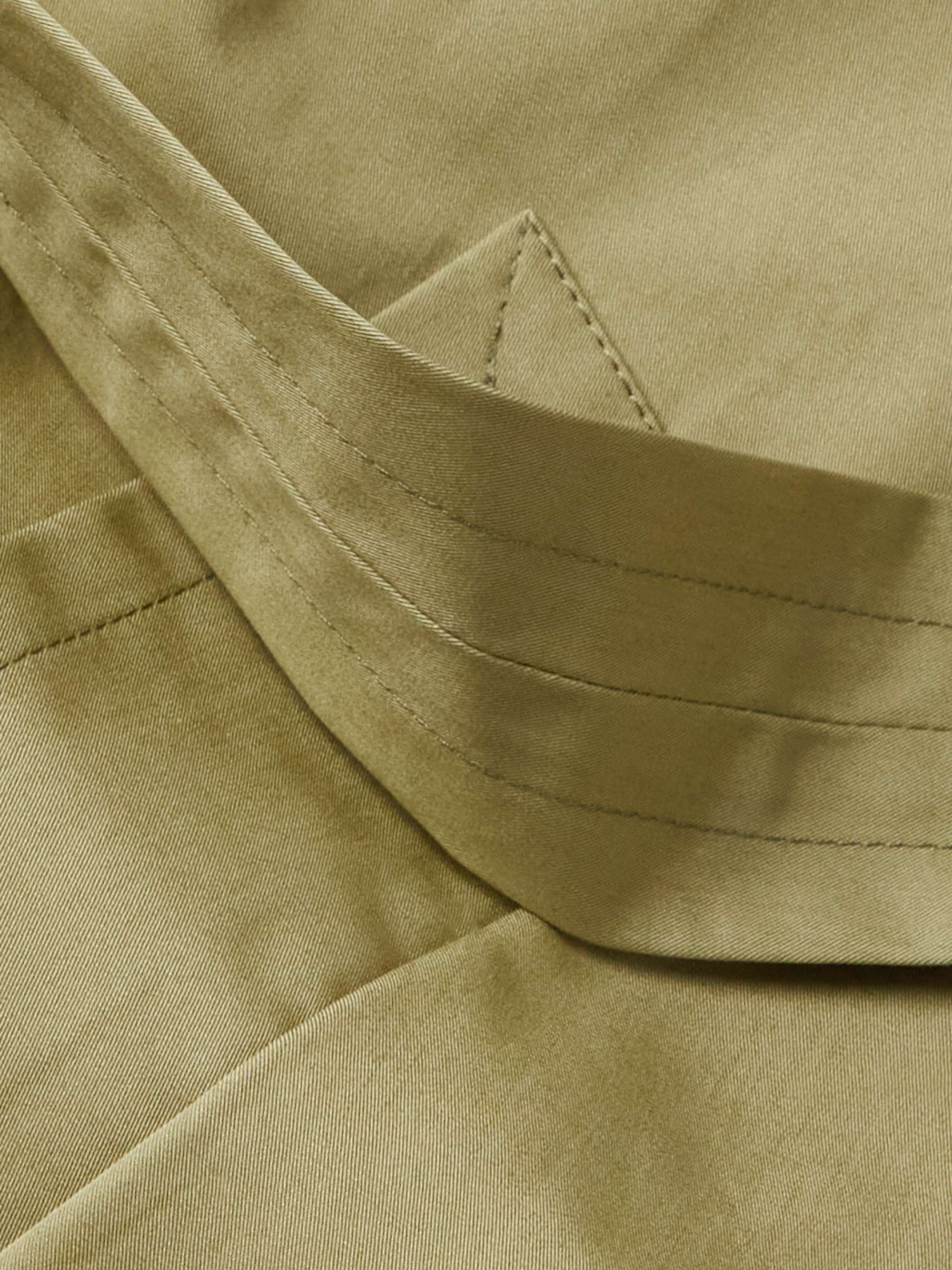 BARENA Paramar Belted Cotton-Twill Trench Coat