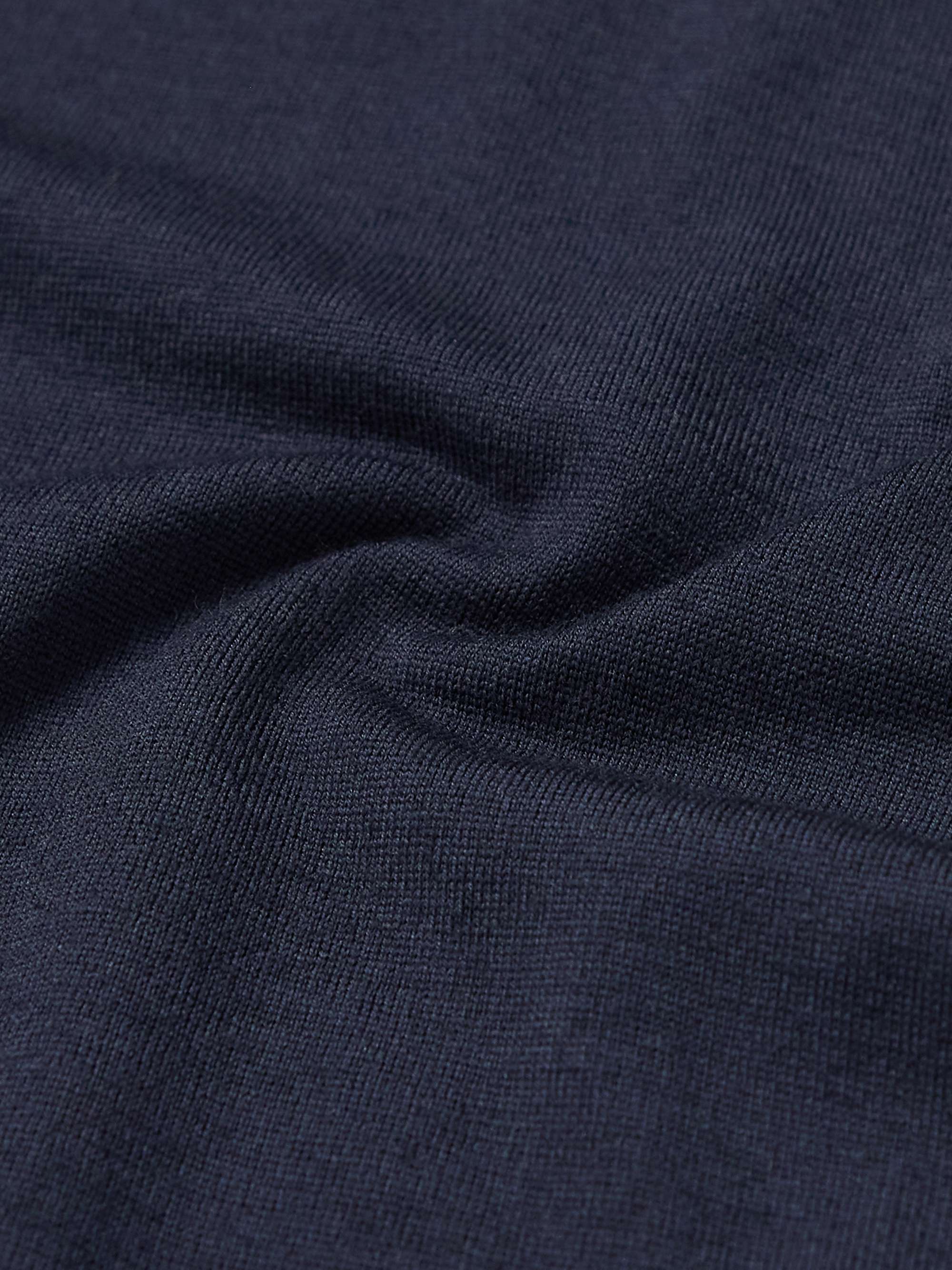 BARENA Slim-Fit Pevaron Merino Wool Polo Shirt