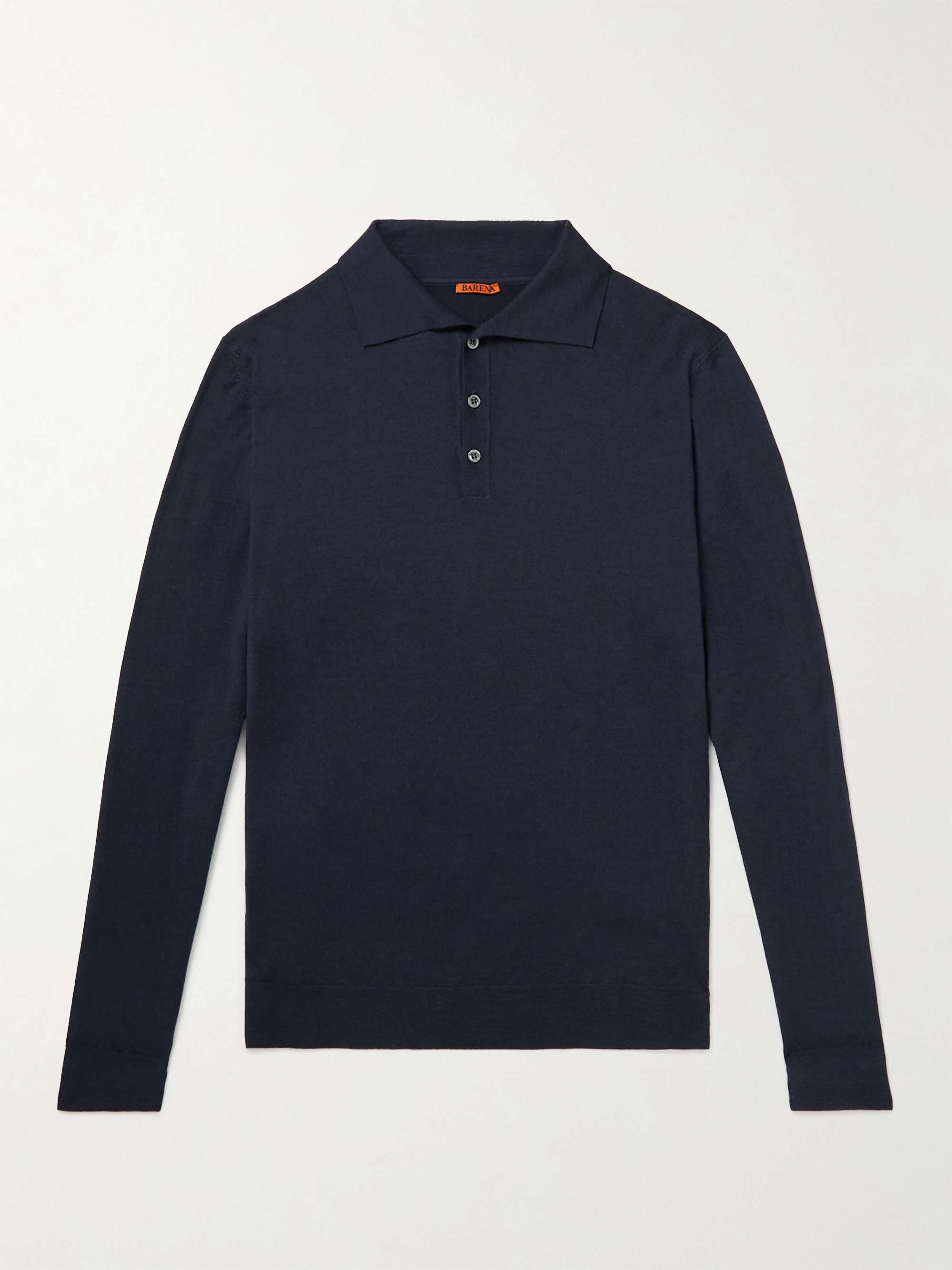 BARENA Slim-Fit Pevaron Merino Wool Polo Shirt for Men | MR PORTER